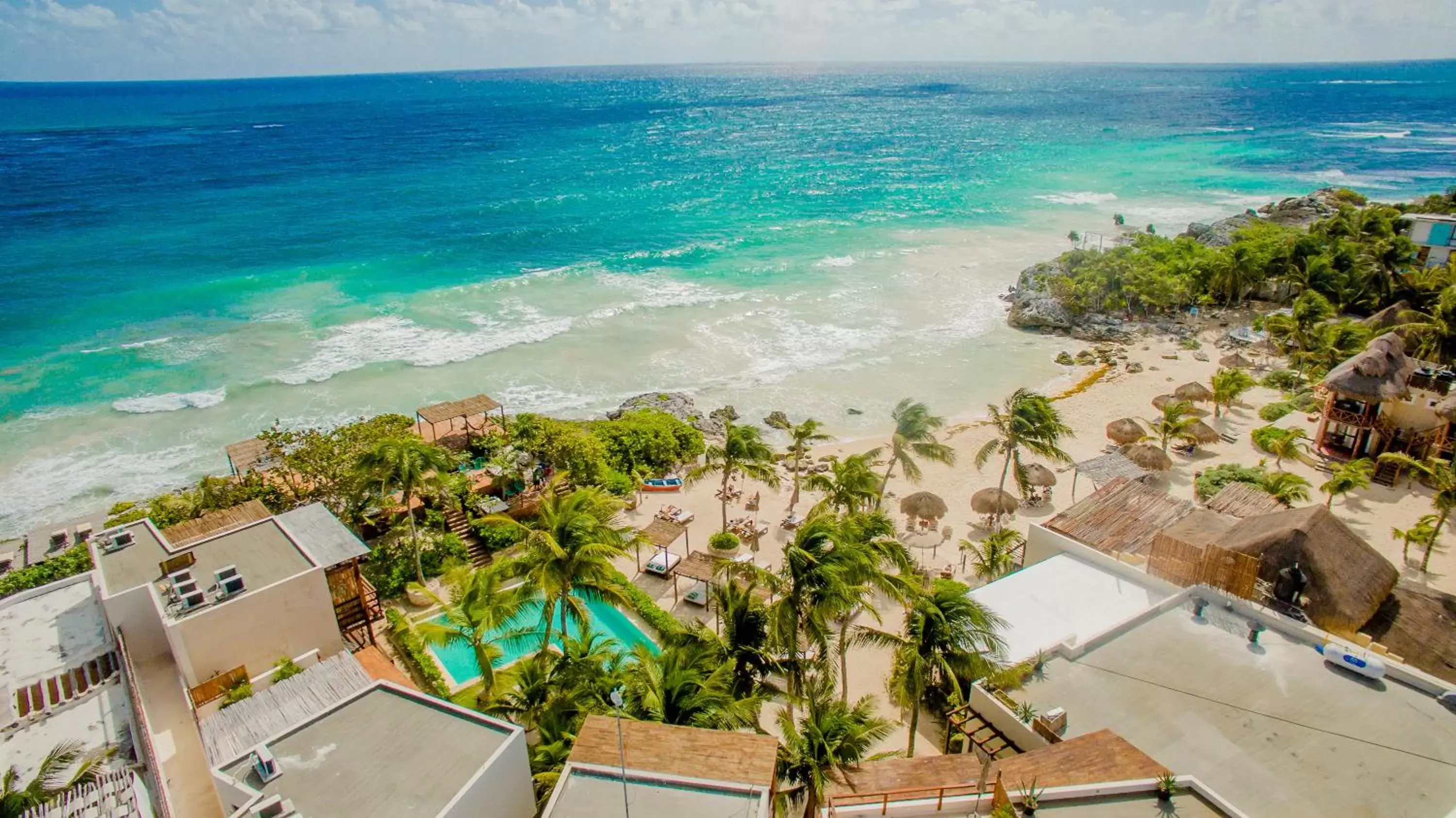 View (from property/room), Bird's-eye View in Maria Del Mar Tulum - Adults Only