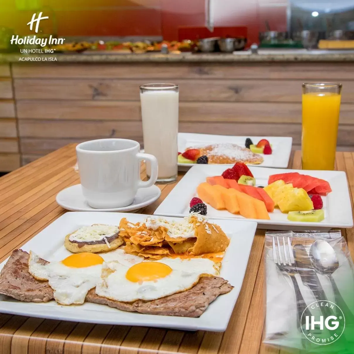 Breakfast in Holiday Inn Acapulco La Isla, an IHG Hotel
