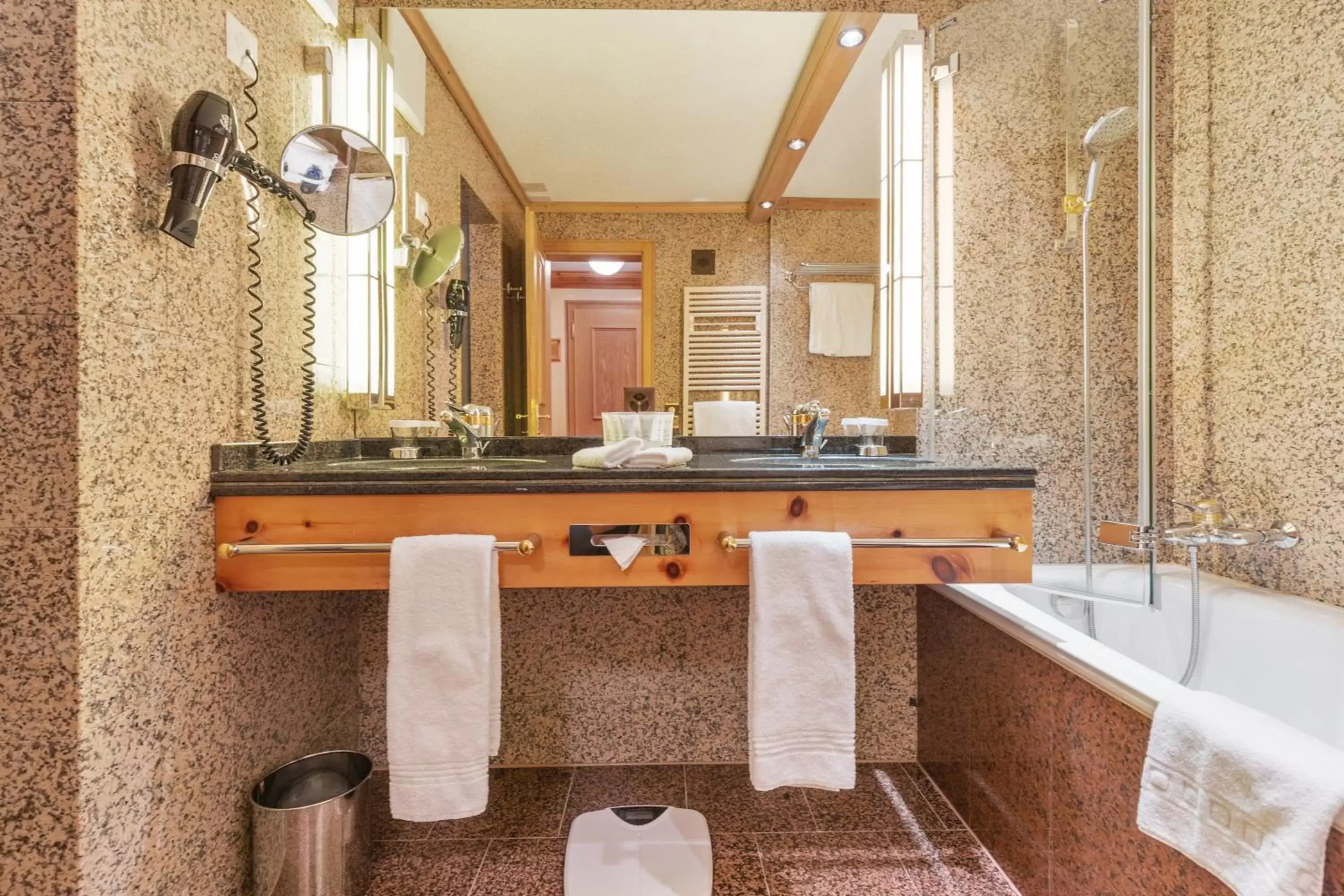 Bathroom in Grand Hotel Zermatterhof