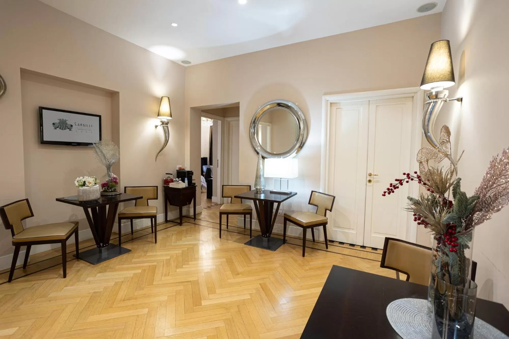 Living room in Cardilli Luxury Rooms
