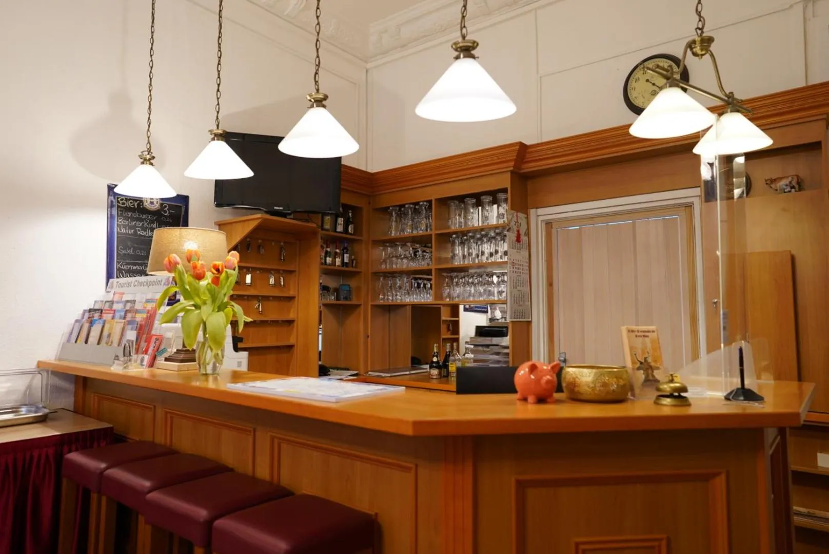 Lounge or bar in City Pension Berlin