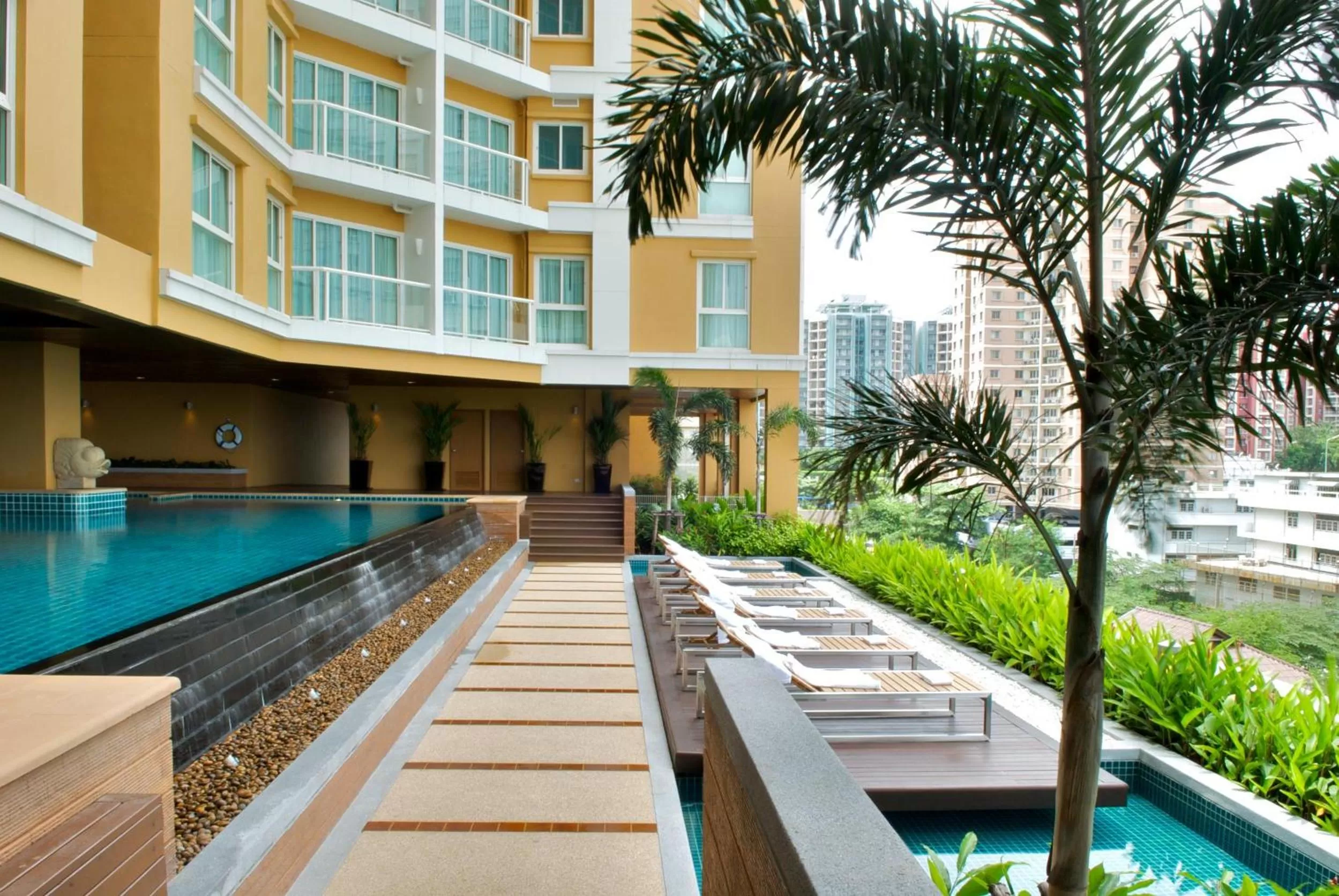 Swimming pool in The Narathiwas Hotel & Residence Sathorn Bangkok