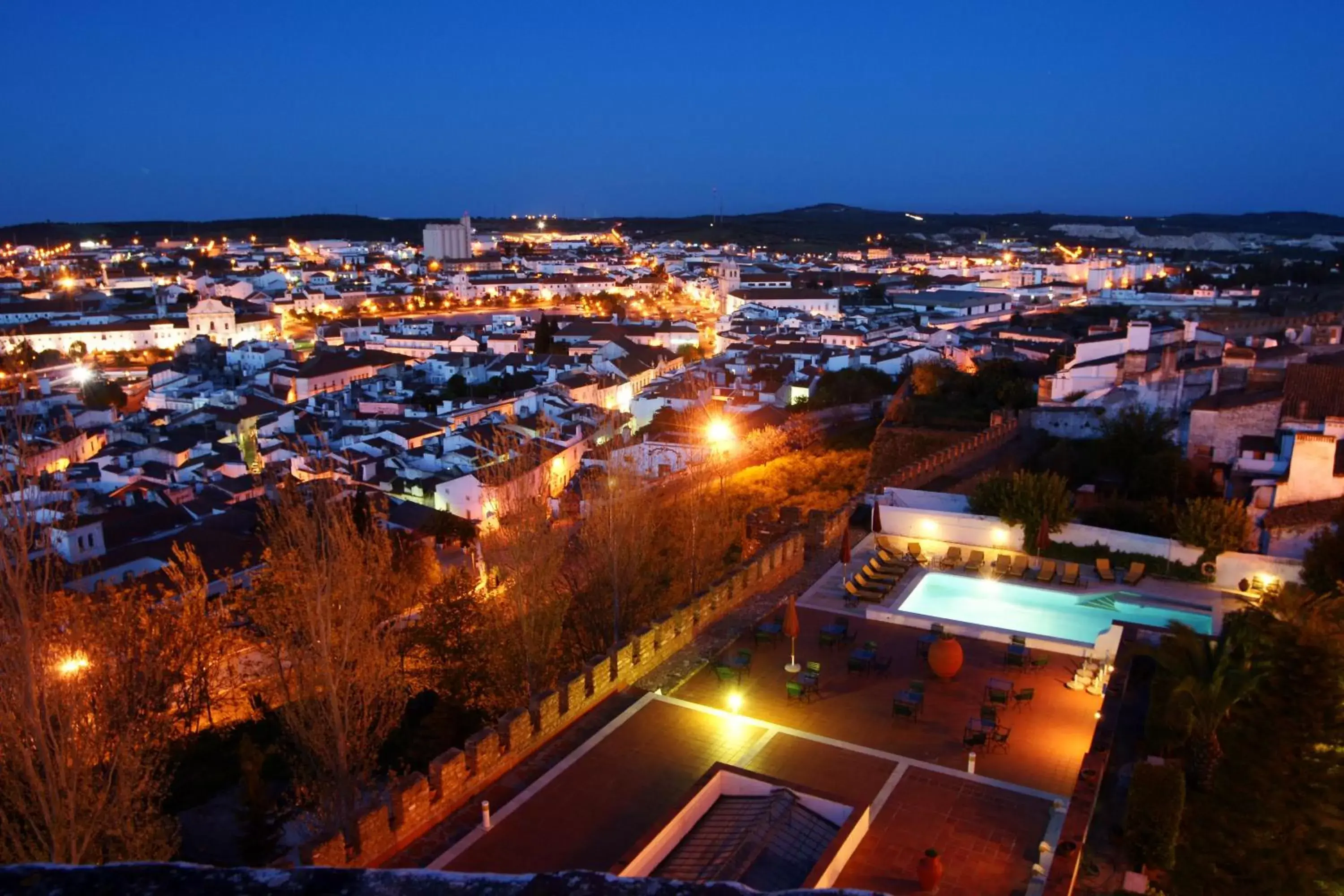 Night, Bird's-eye View in Pousada Castelo de Estremoz