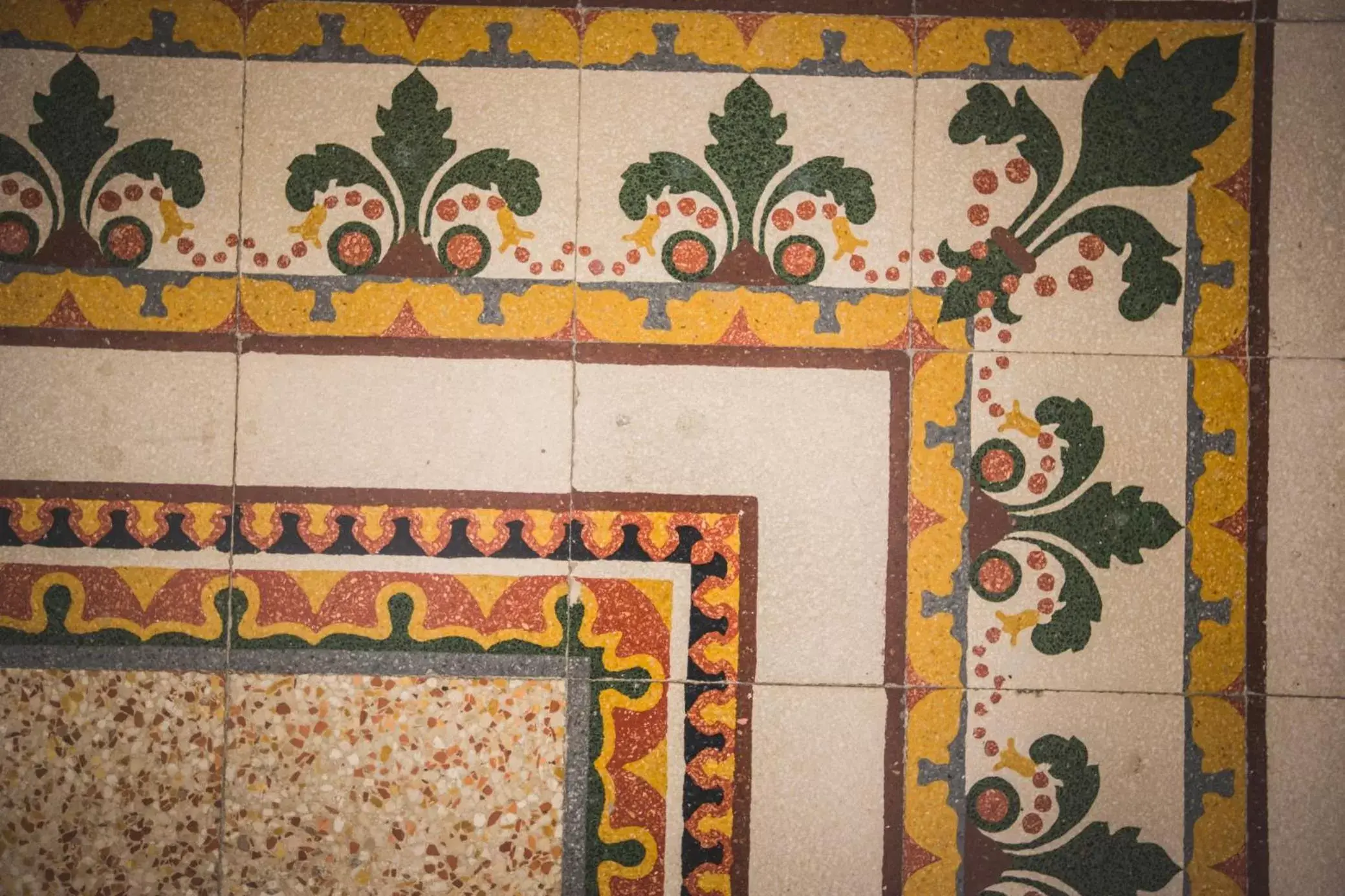 Decorative detail in B&B Le Ferule