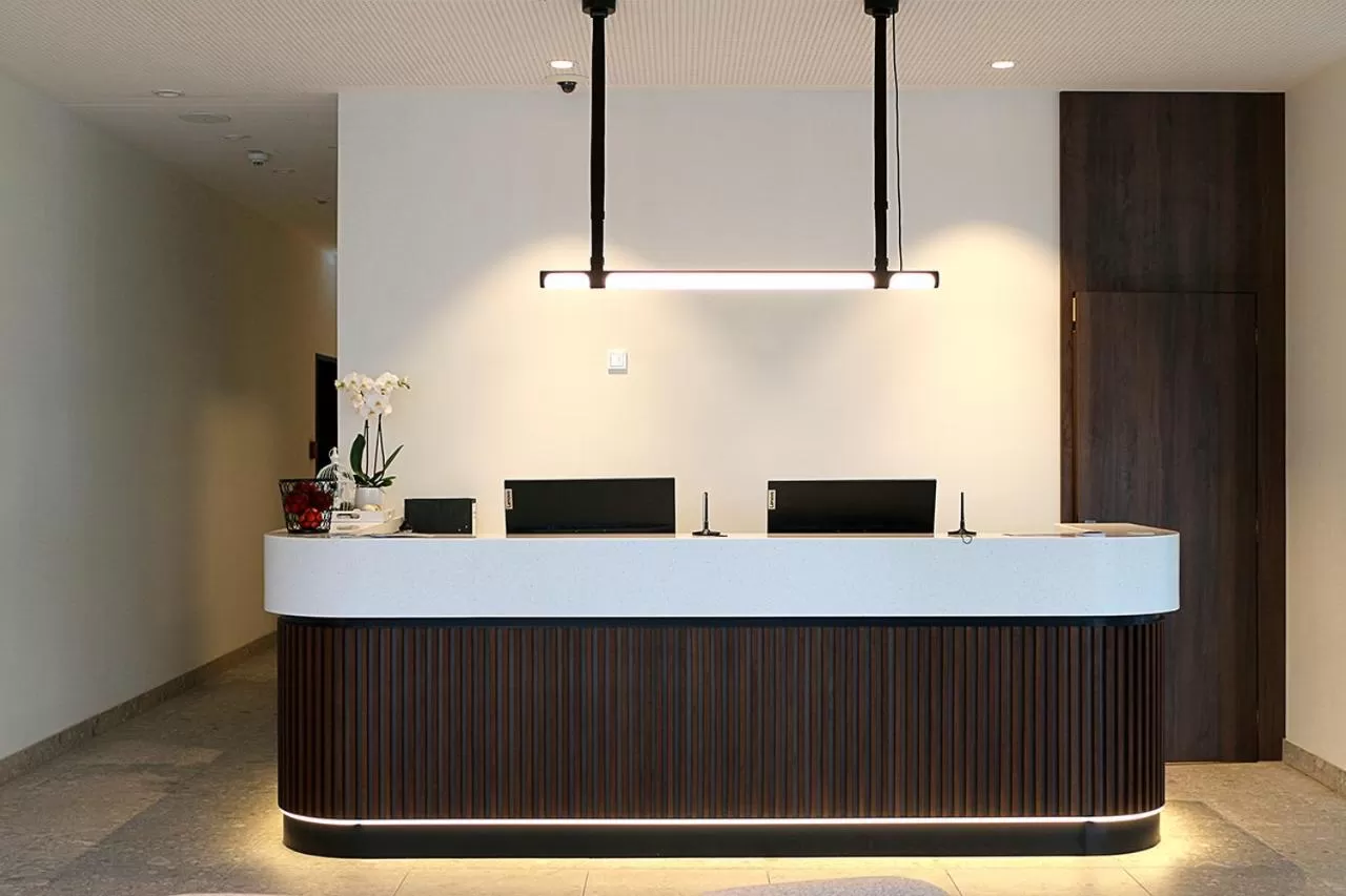 Lobby or reception in GINN City and Lounge Ravensburg