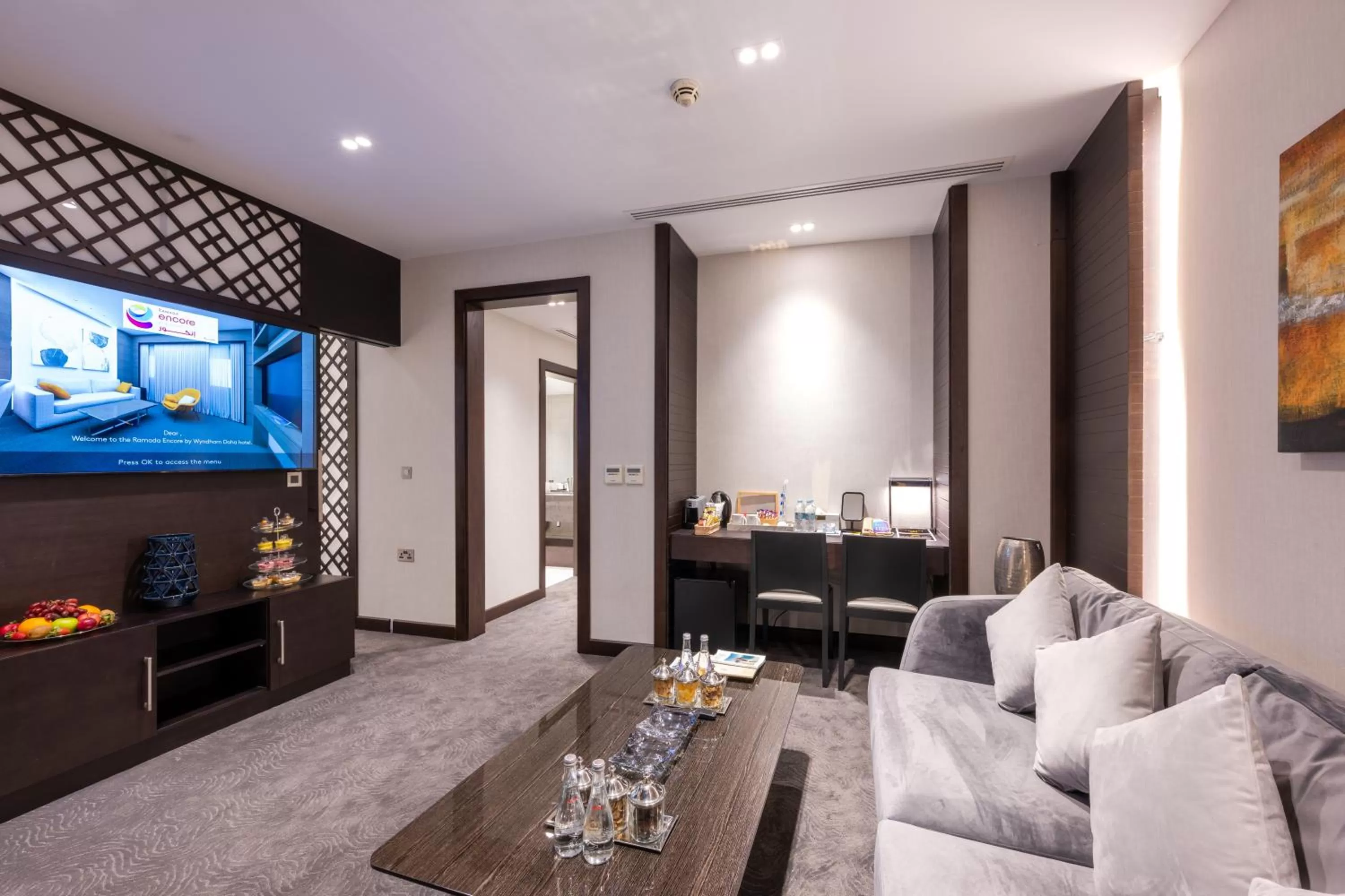 Living room in Ramada Encore Doha by Wyndham