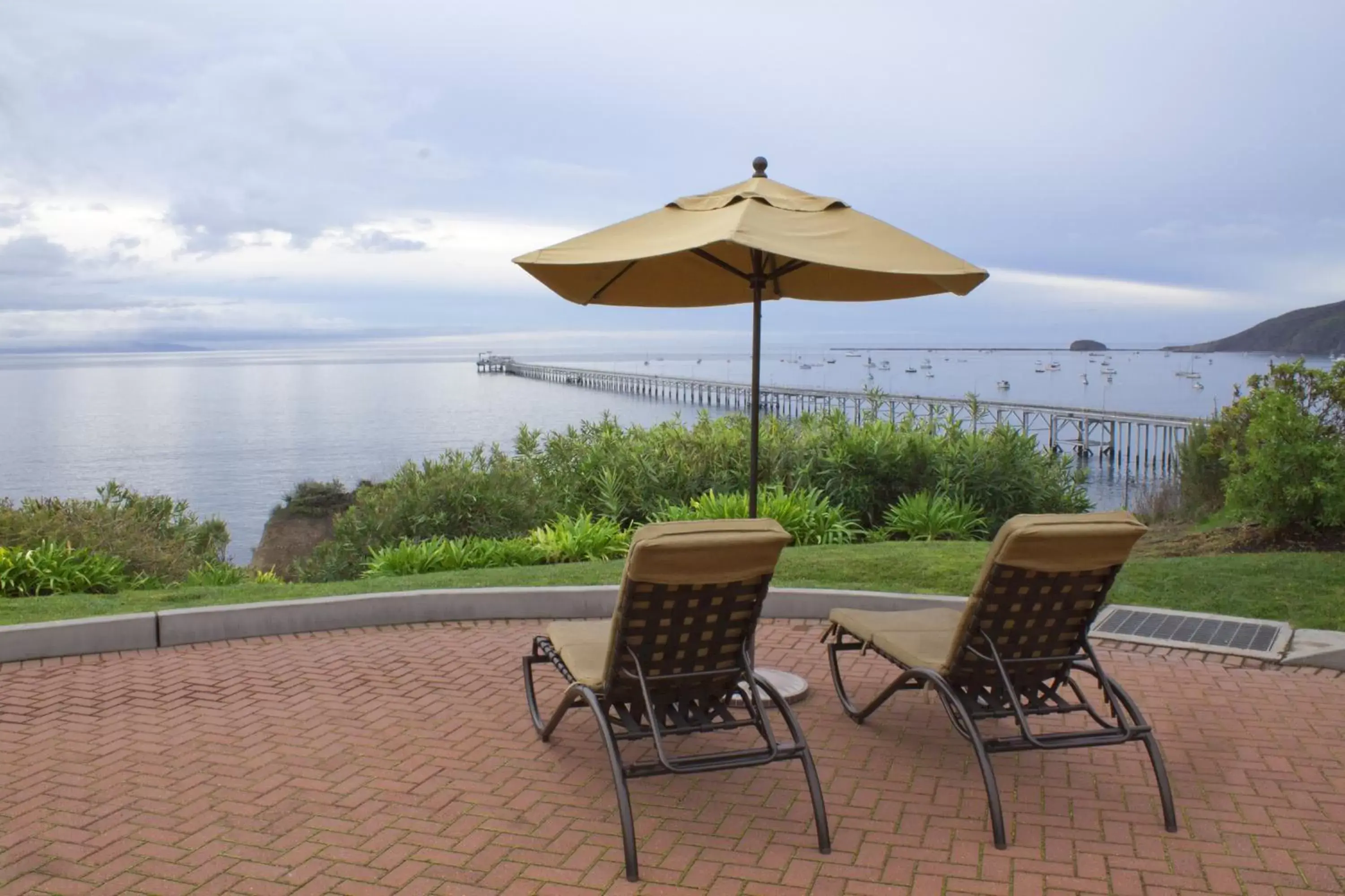 Patio in San Luis Bay Inn