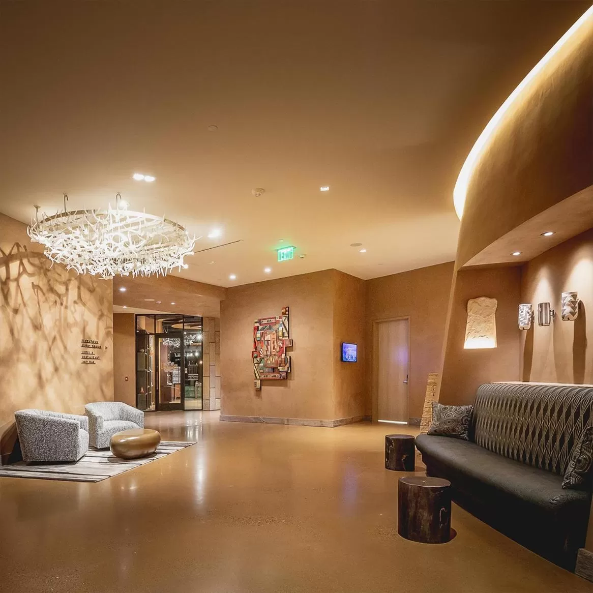 Lobby or reception in Hotel Chaco