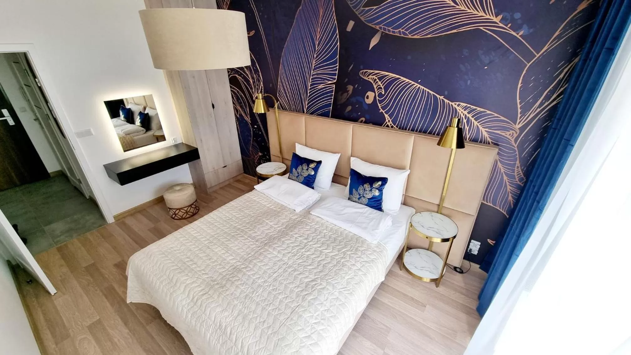 Bed in NOOK NOOK Apartments Bytkowska 103