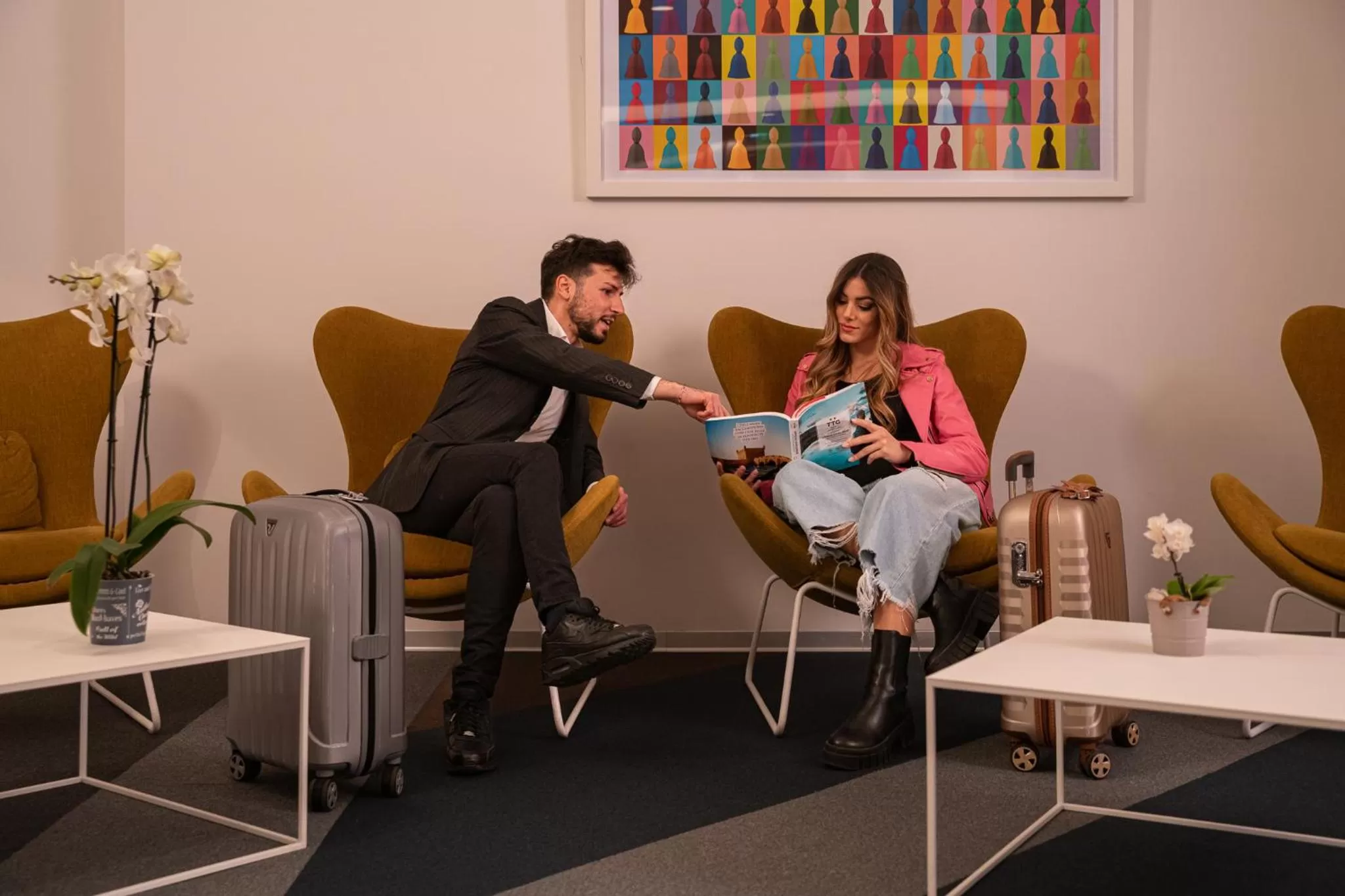 People in Smart Hotel Napoli