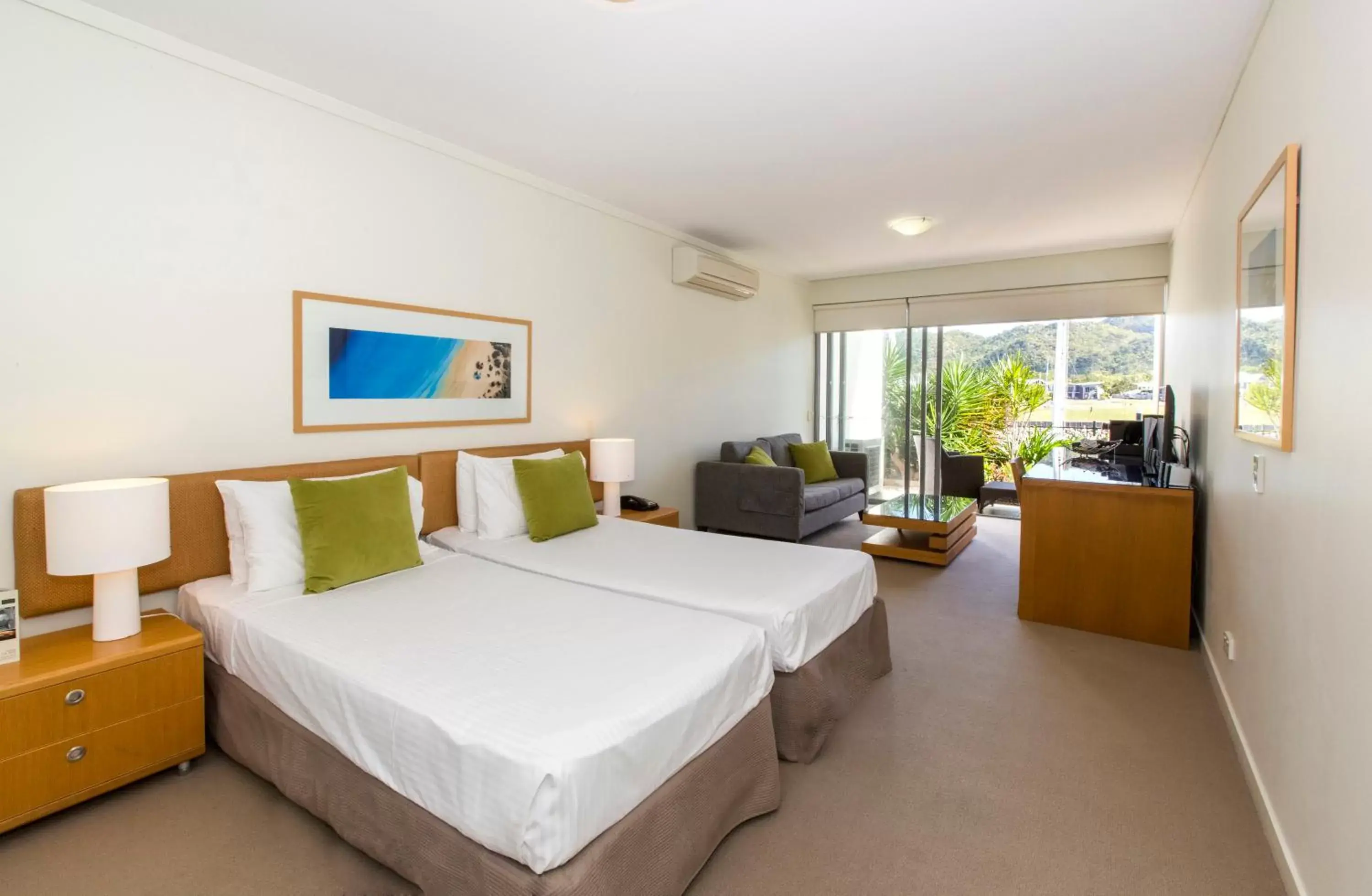 Bedroom, Bed in Peppers Blue on Blue Bedroom, Bed in Peppers Blue on Blue