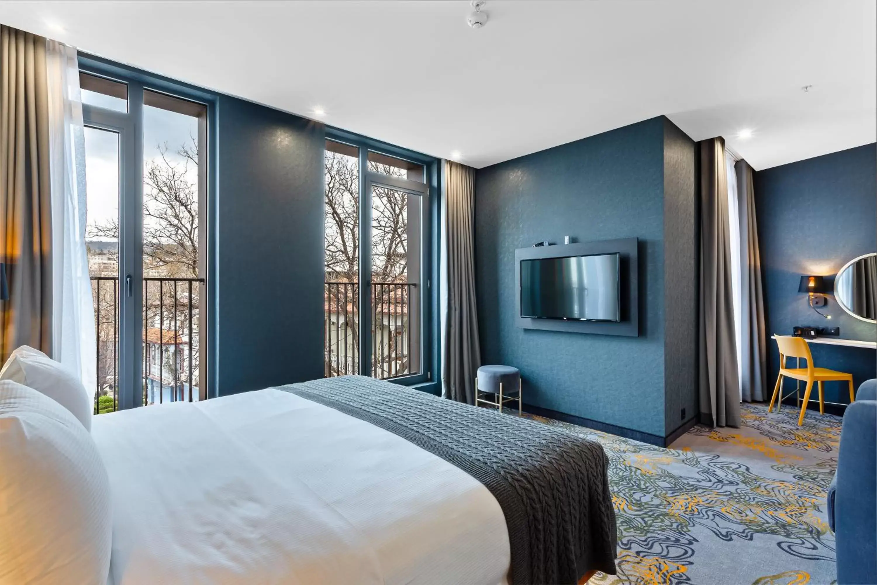 View (from property/room), Bed in Taberne Boutique Hotel Tbilisi View (from property/room), Bed in Taberne Boutique Hotel Tbilisi