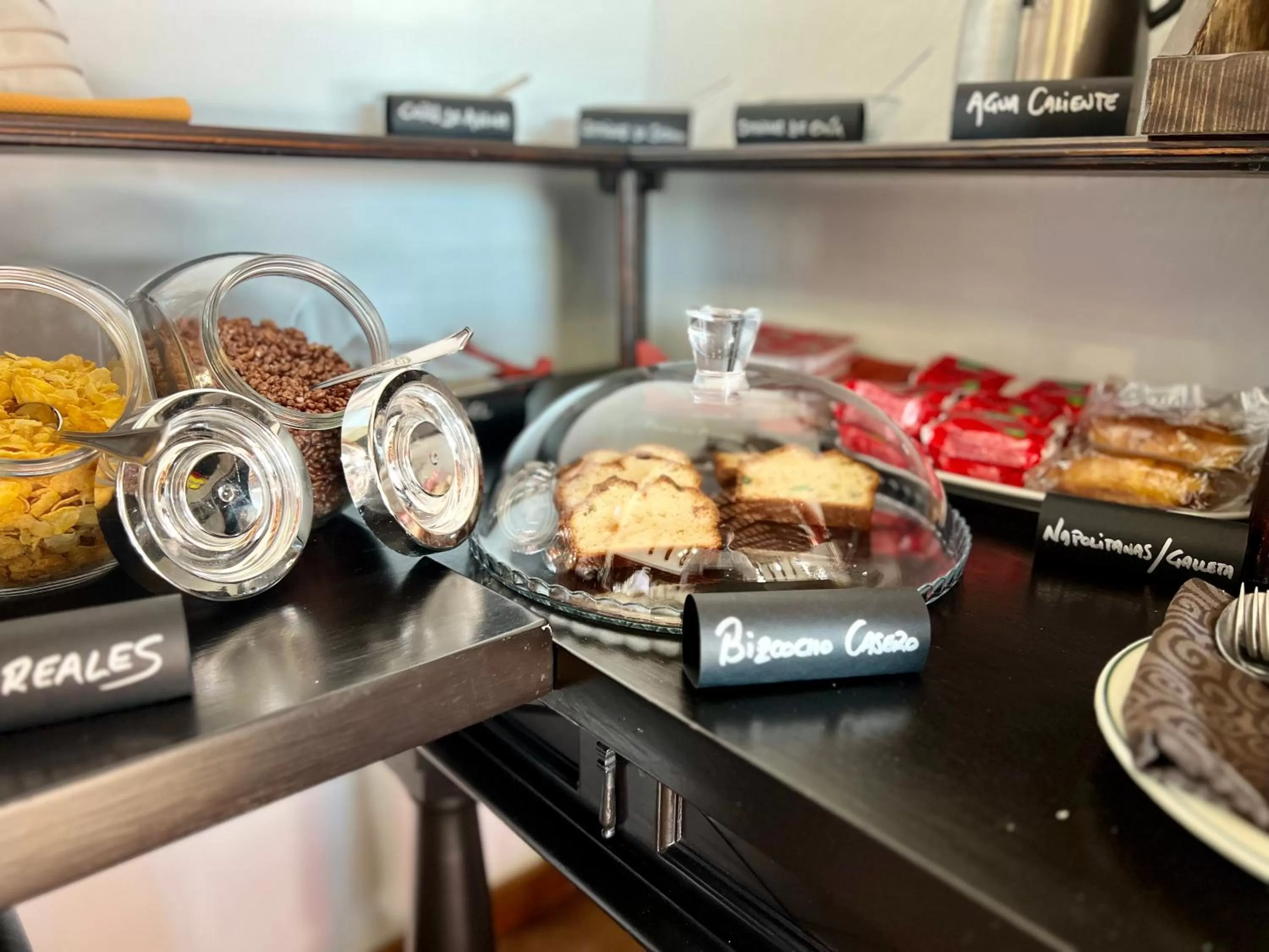 Buffet breakfast in Hotel Tugasa Las Truchas