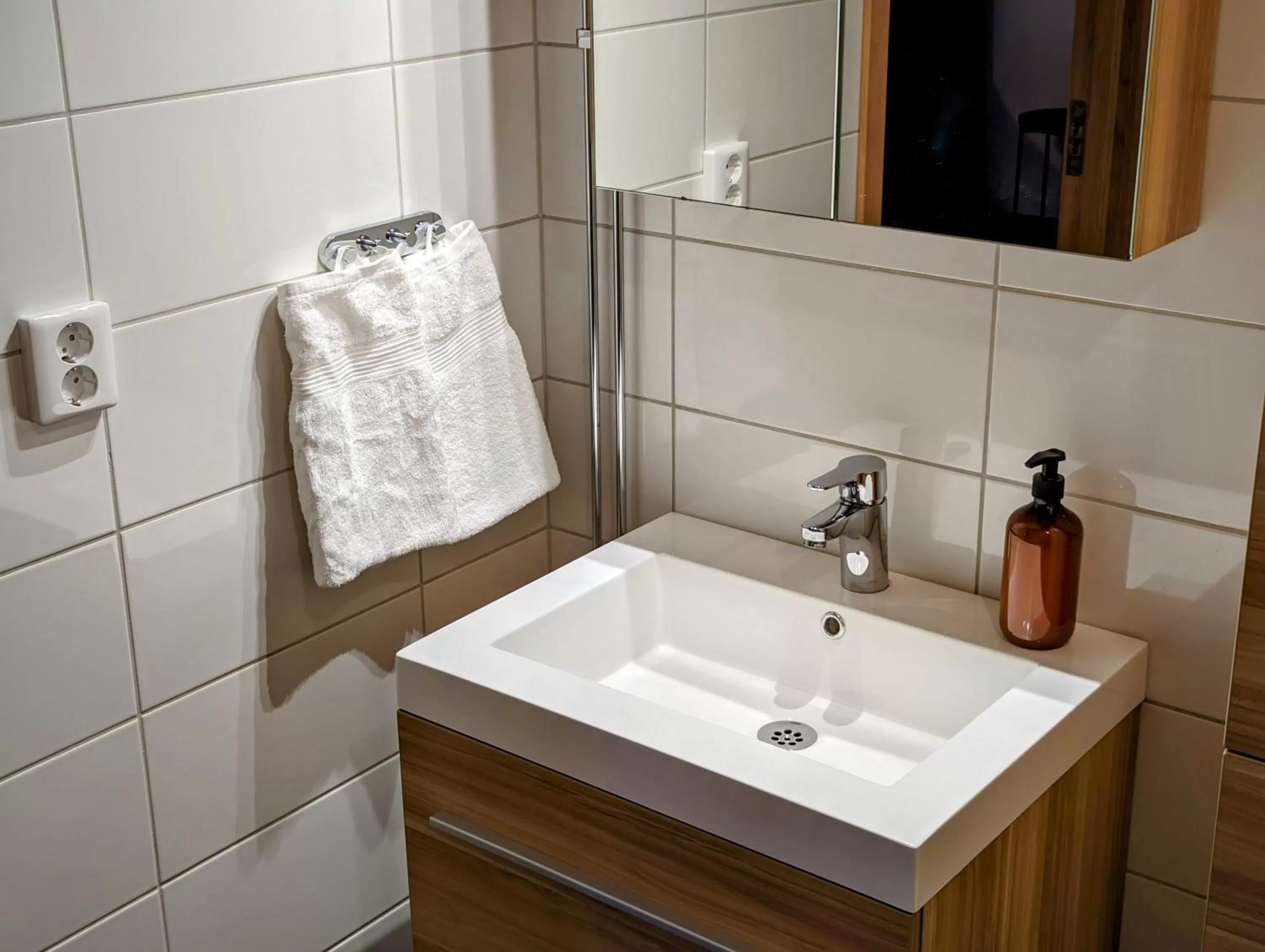 Toilet in Hotell Bro