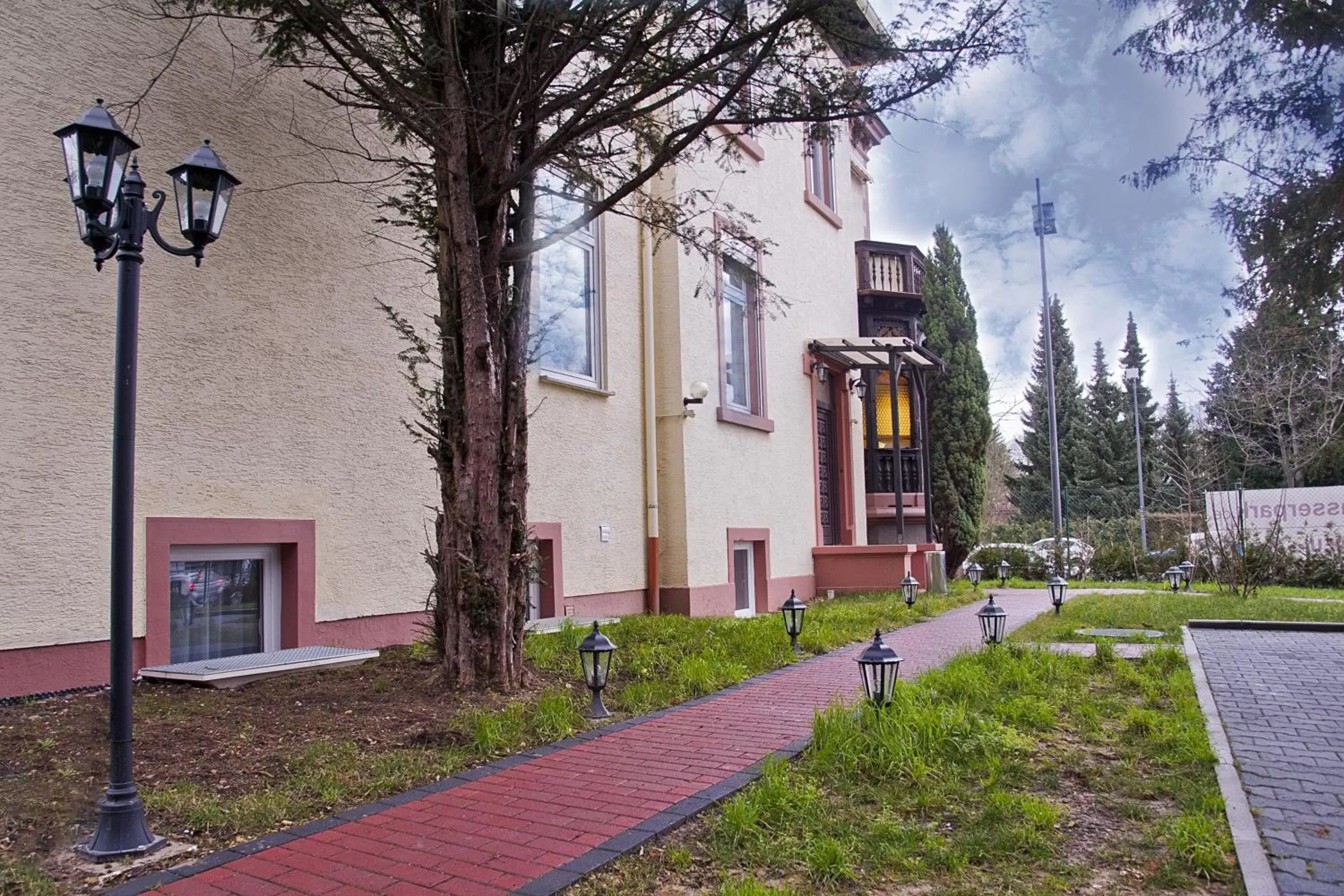 Facade/entrance, Property Building in Arena Villa am Wasserpark