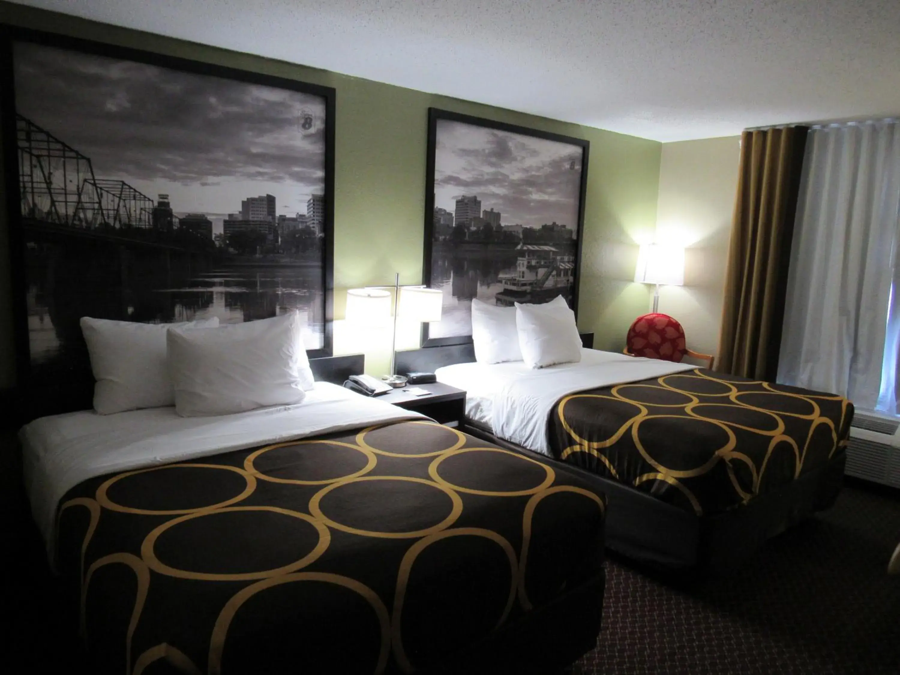 Bed in Super 8 by Wyndham New Cumberland