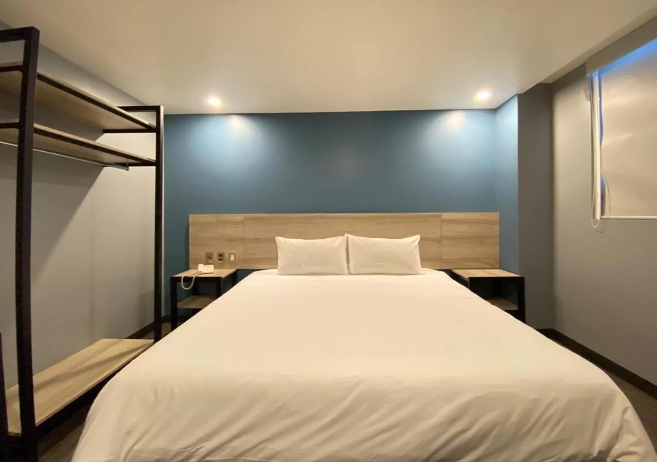 Bed in Hotel Estrella de Oriente