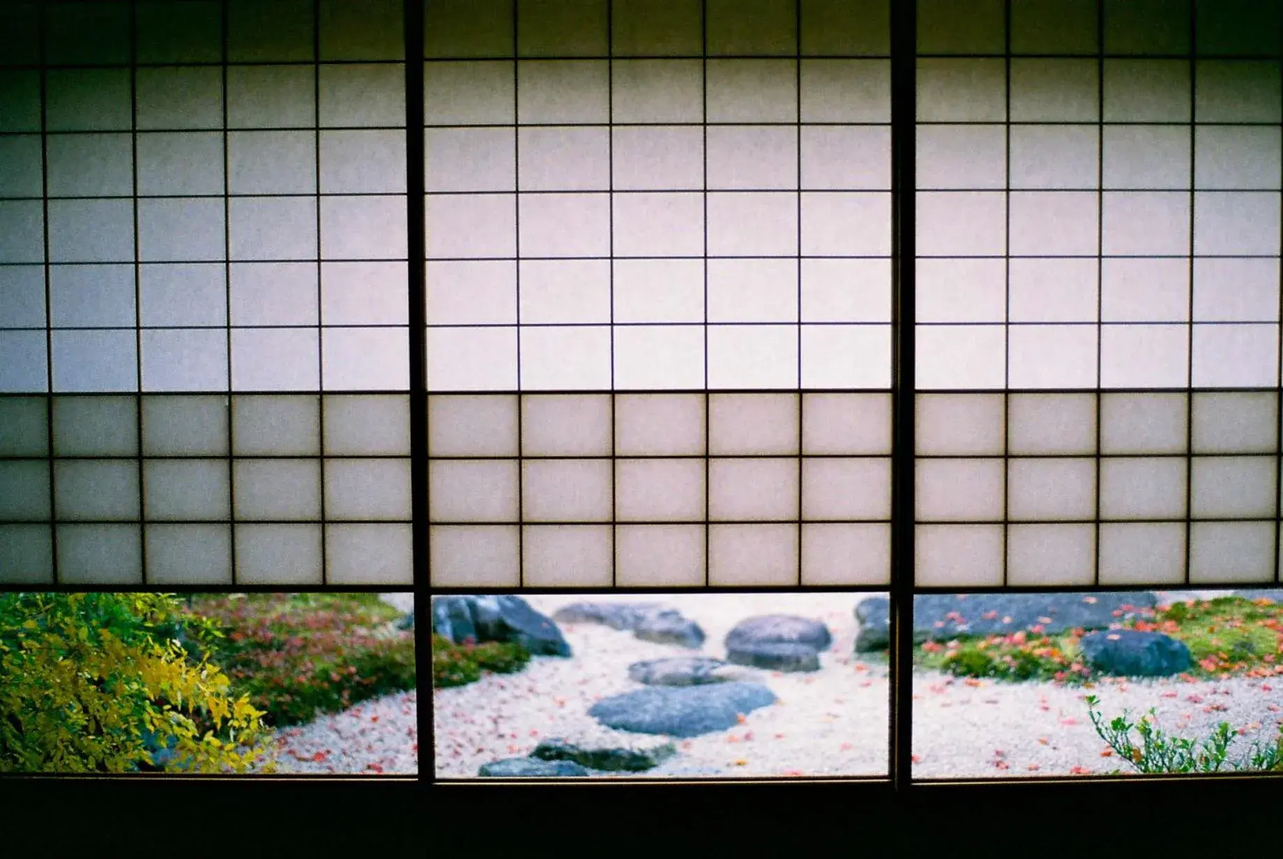 Garden view in Ryokan Genhouin