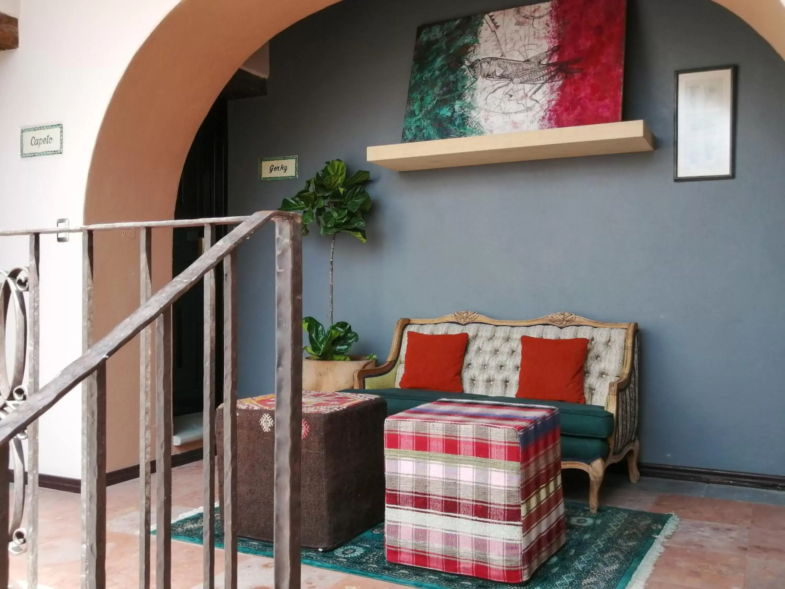 Living room, Seating Area in Casona Alonso 10- Hotelito Mexicano