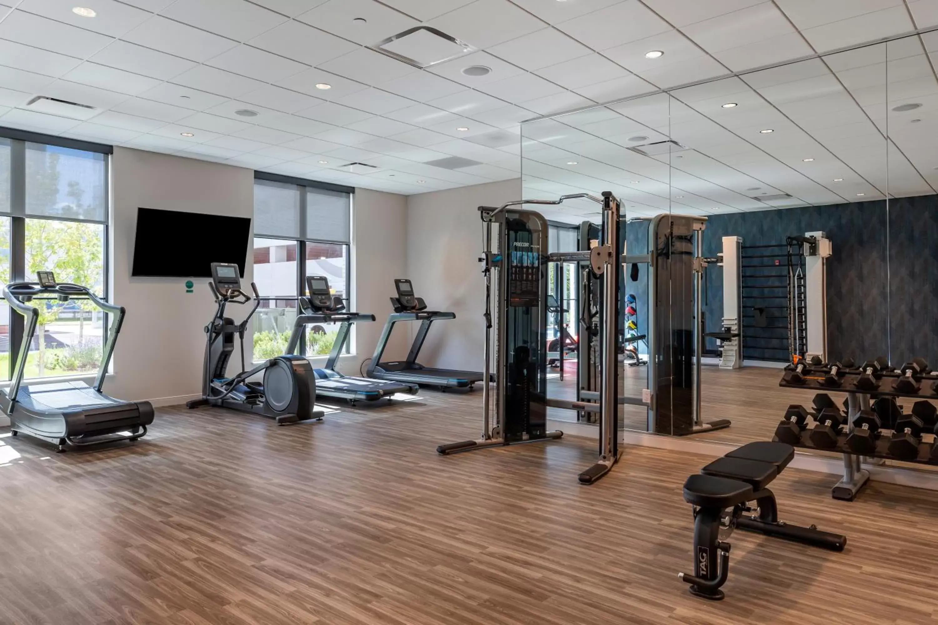 Fitness centre/facilities, Fitness Center/Facilities in Cambria Hotel New Haven University Area