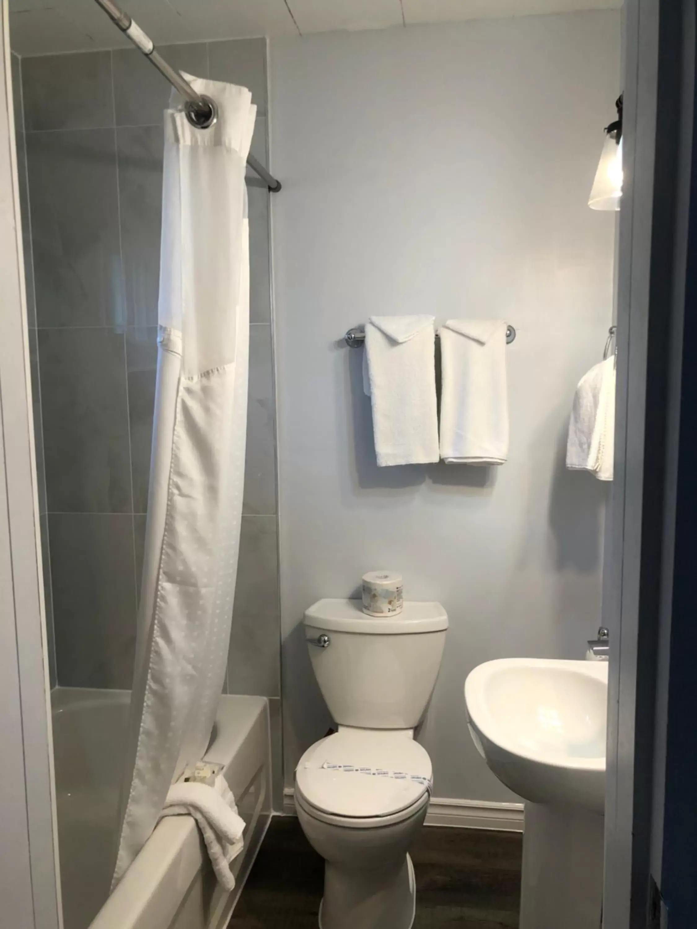 Bathroom in Bavarian Orchard Motel