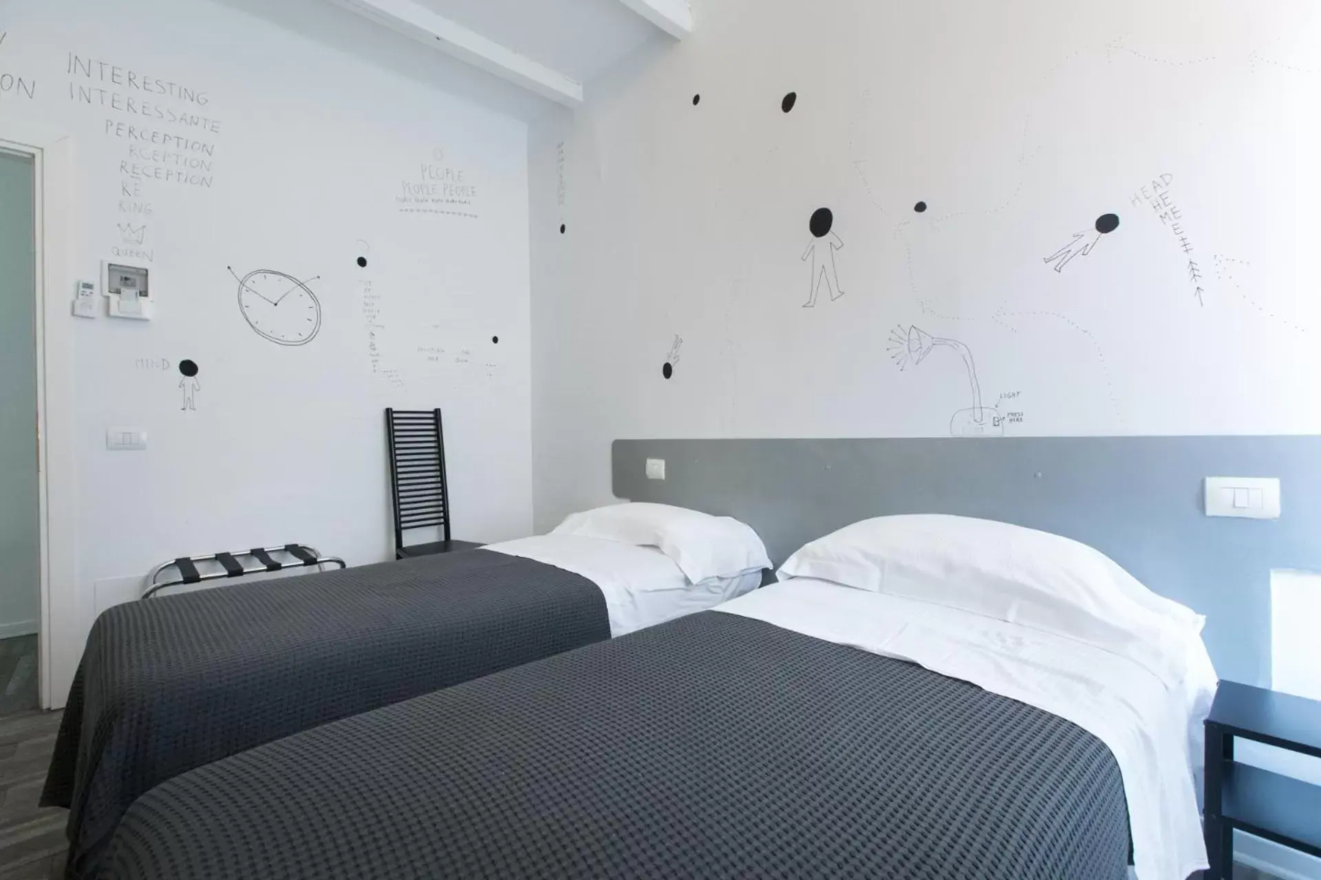 Bed in Boutique Hotel Novecento