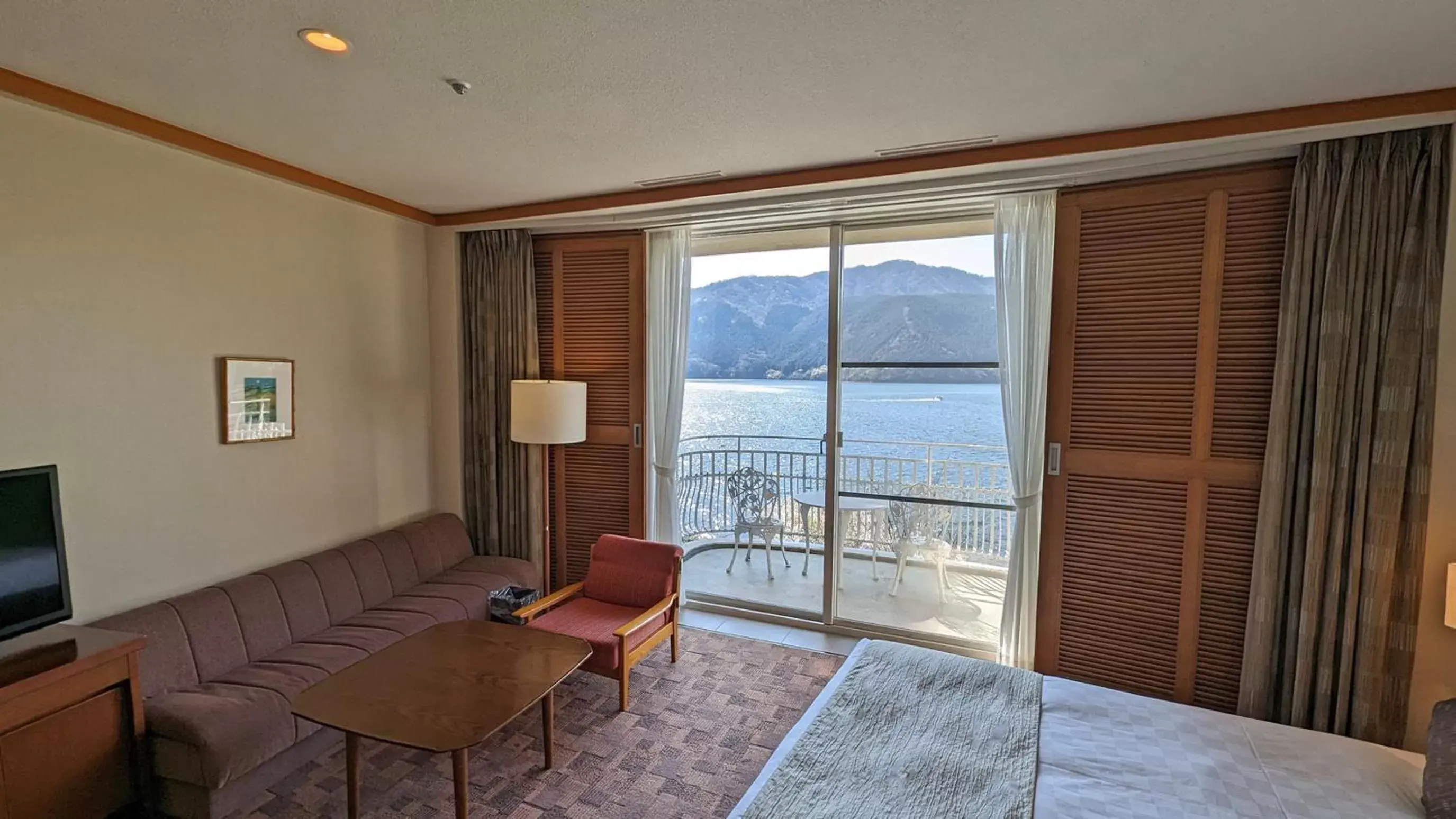 View (from property/room), Seating Area in The Prince Hakone Lake Ashinoko