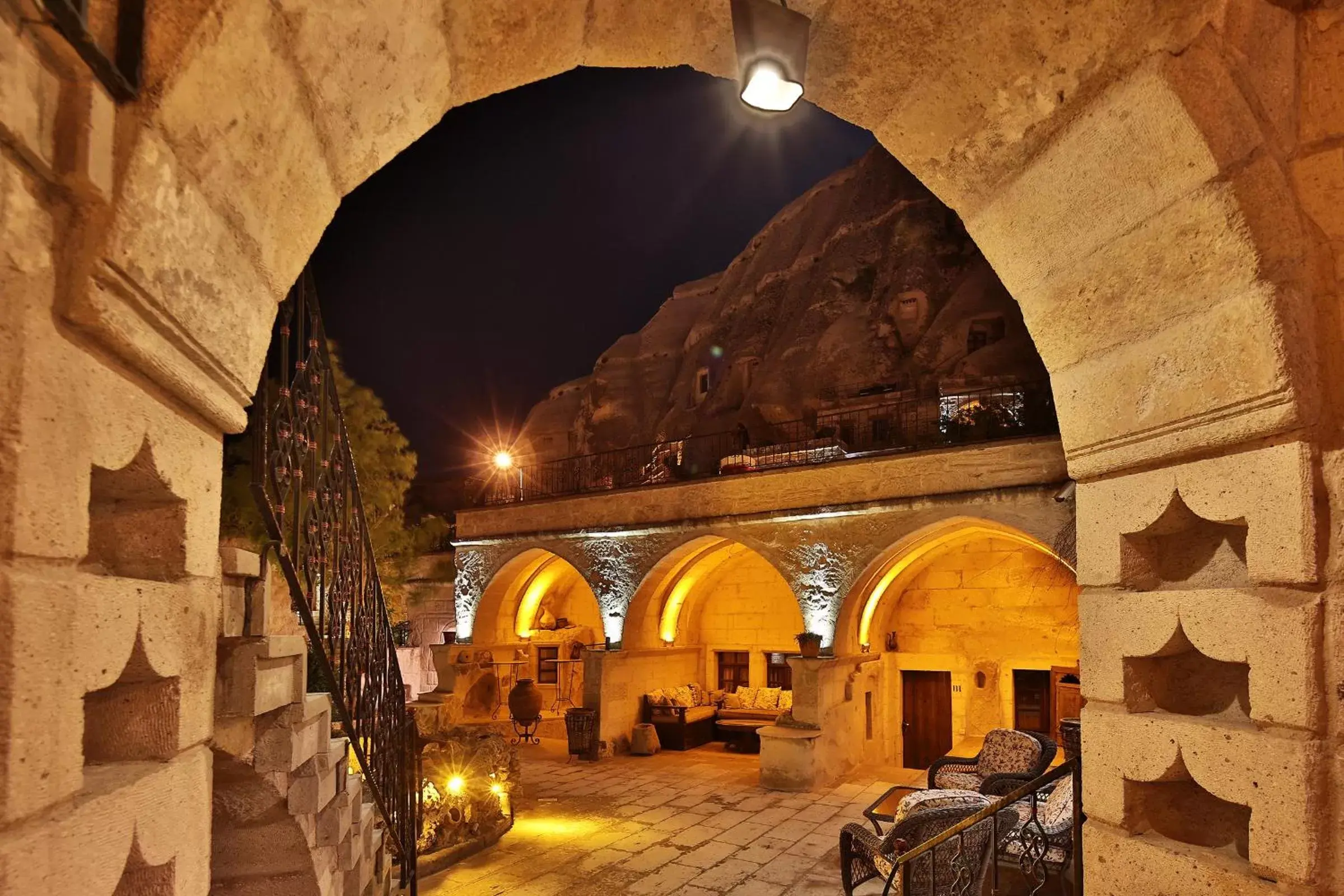 Patio, Restaurant/Places to Eat in Cappadocia Cave Suites