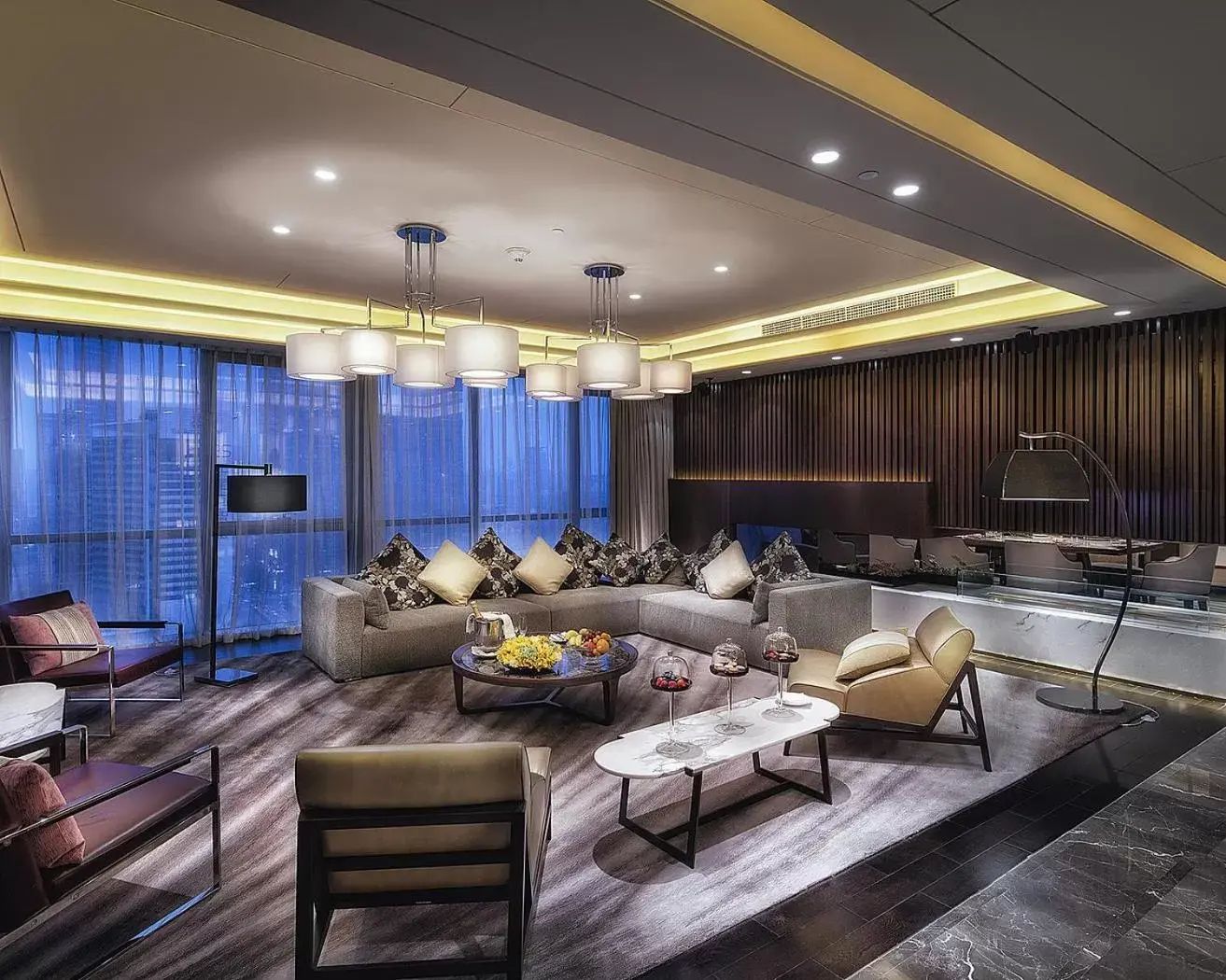 Living room in Four Seasons Hotel Shenzhen