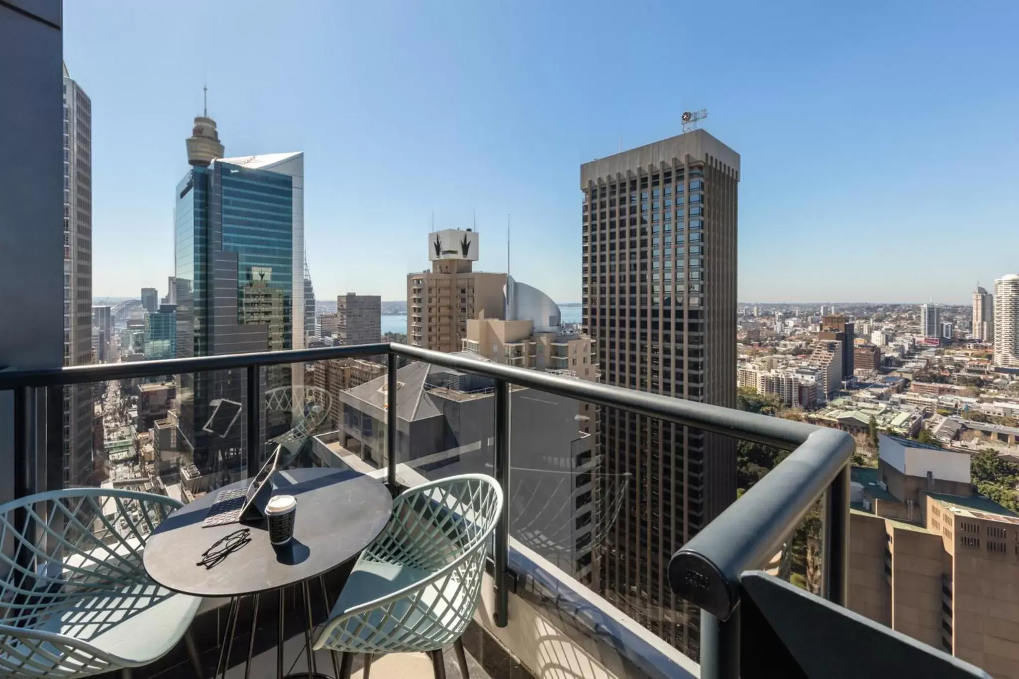 Balcony/Terrace in Meriton Suites Pitt Street, Sydney