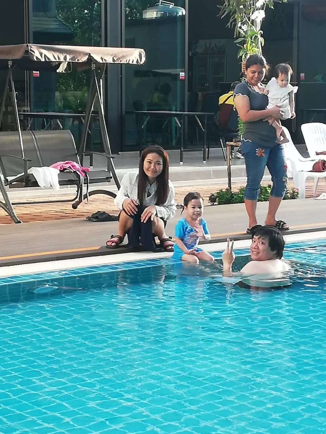 Pool view, Swimming Pool in J.P.GRAND HOTEL