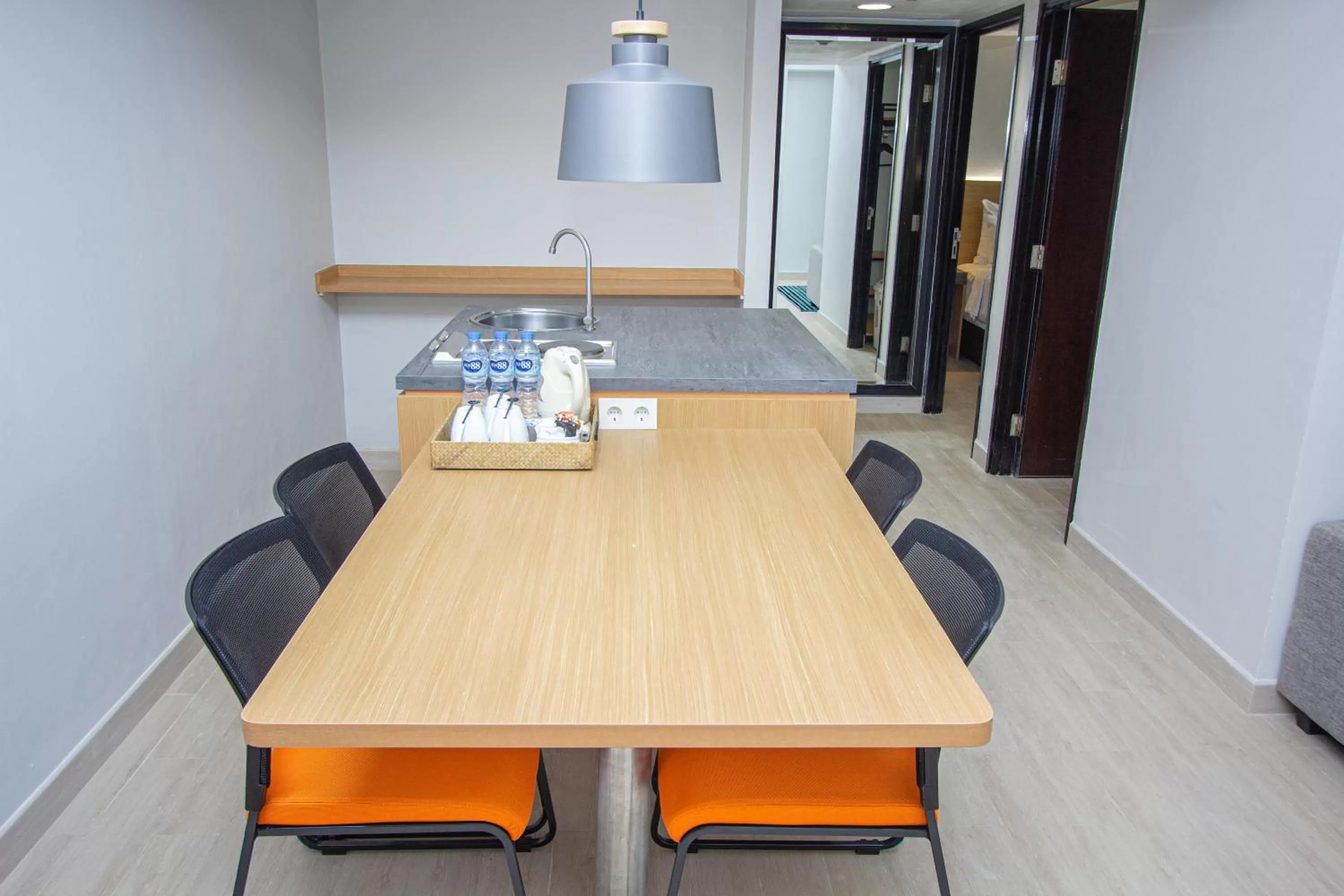 Dining area in Grand Dafam Braga Bandung