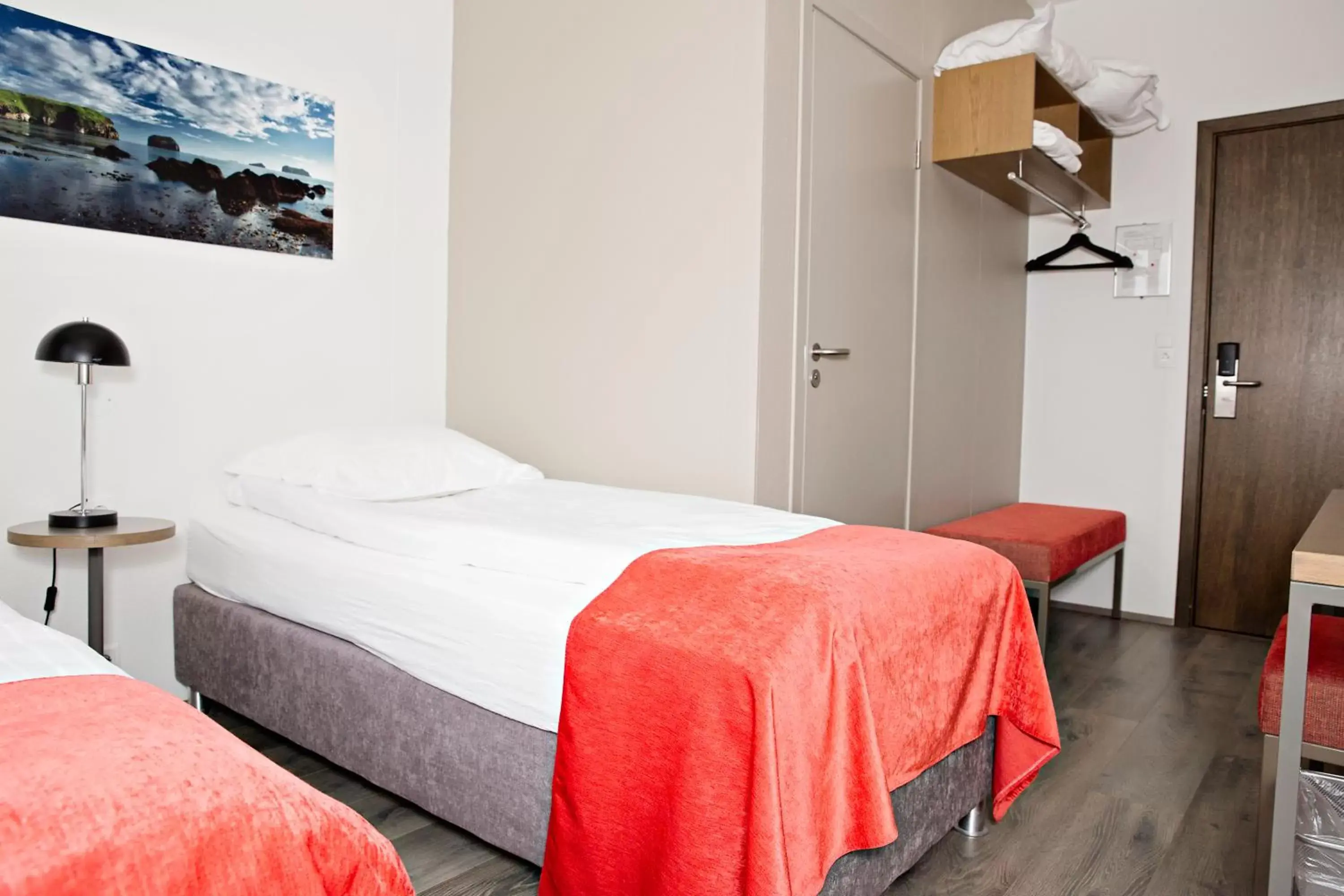 Bed in Hotel Vestmannaeyjar