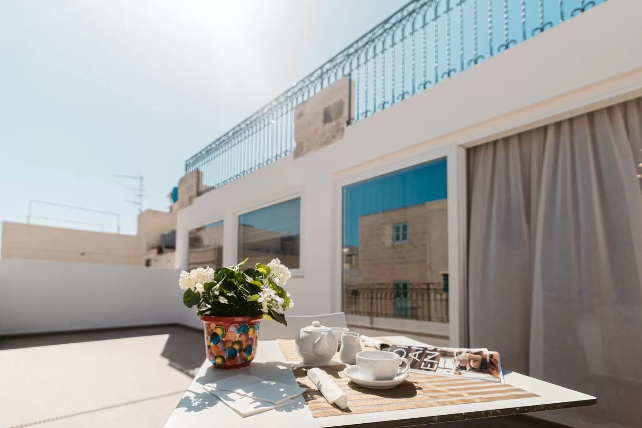 Balcony/Terrace in Palazzo Violetta Boutique Hotel