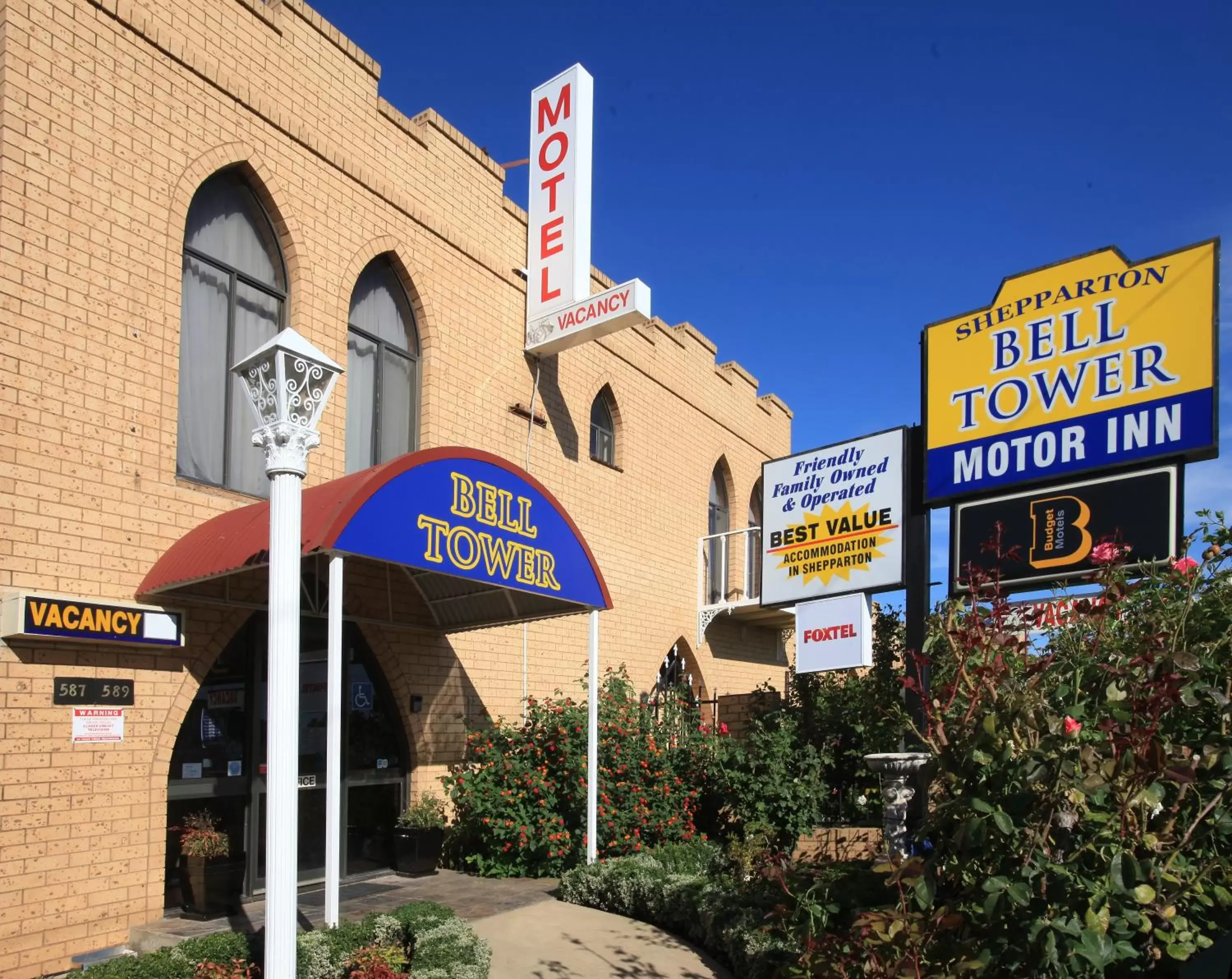 Facade/entrance, Property Building in Belltower Motor Inn