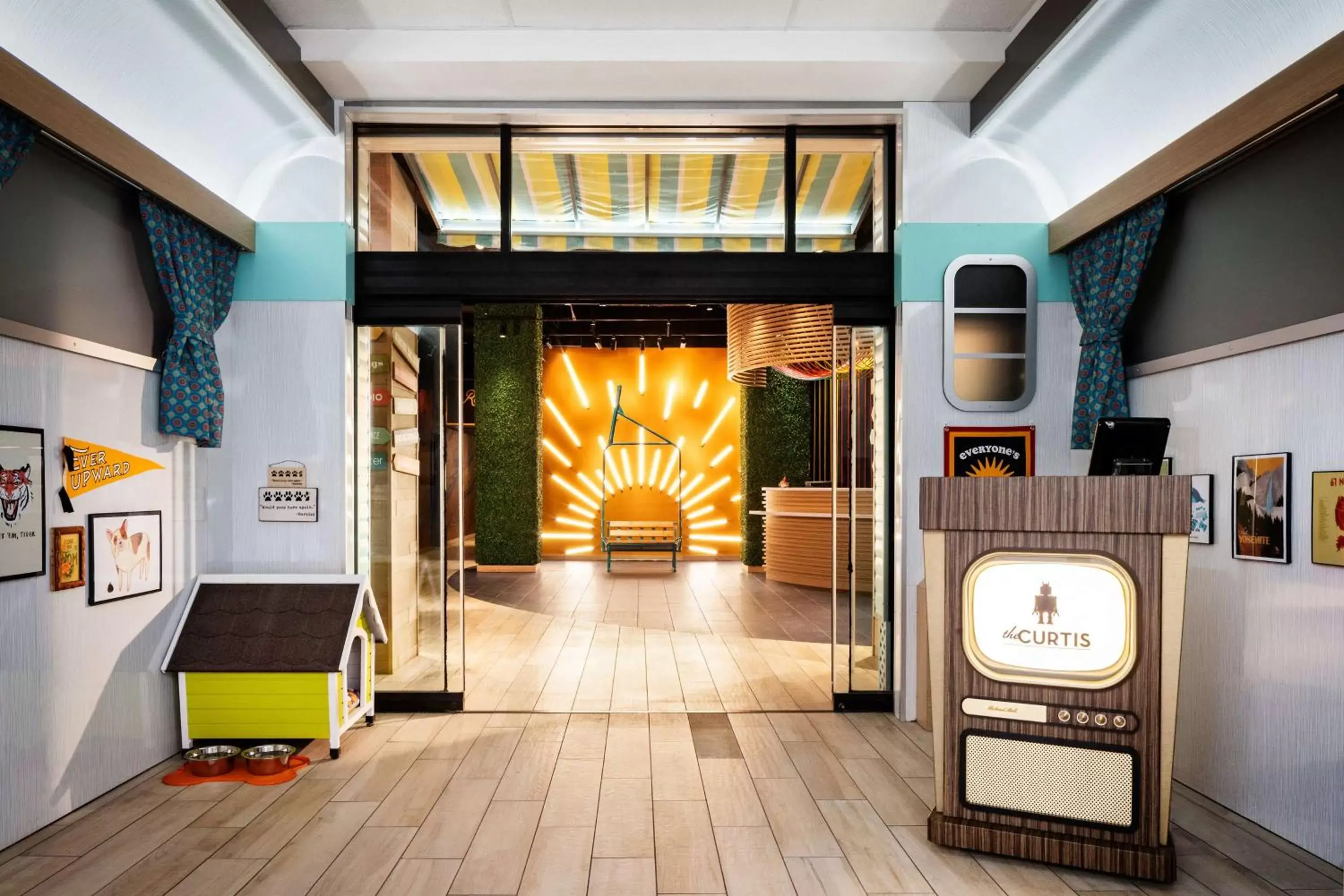 Lobby or reception in the Curtis Denver - A DoubleTree by Hilton Hotel Lobby or reception in the Curtis Denver - A DoubleTree by Hilton Hotel