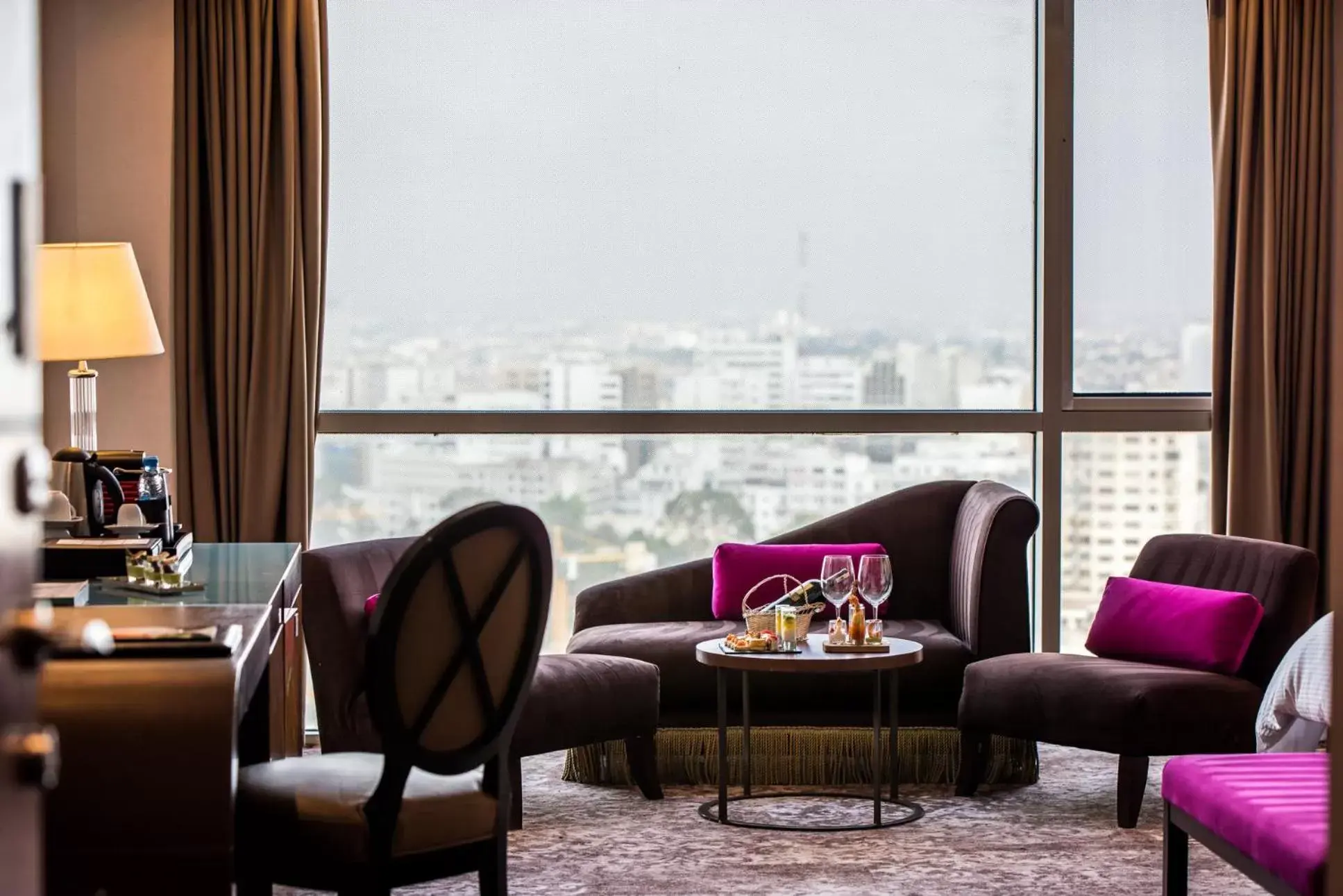 View (from property/room), Seating Area in Kenzi Tower Hotel