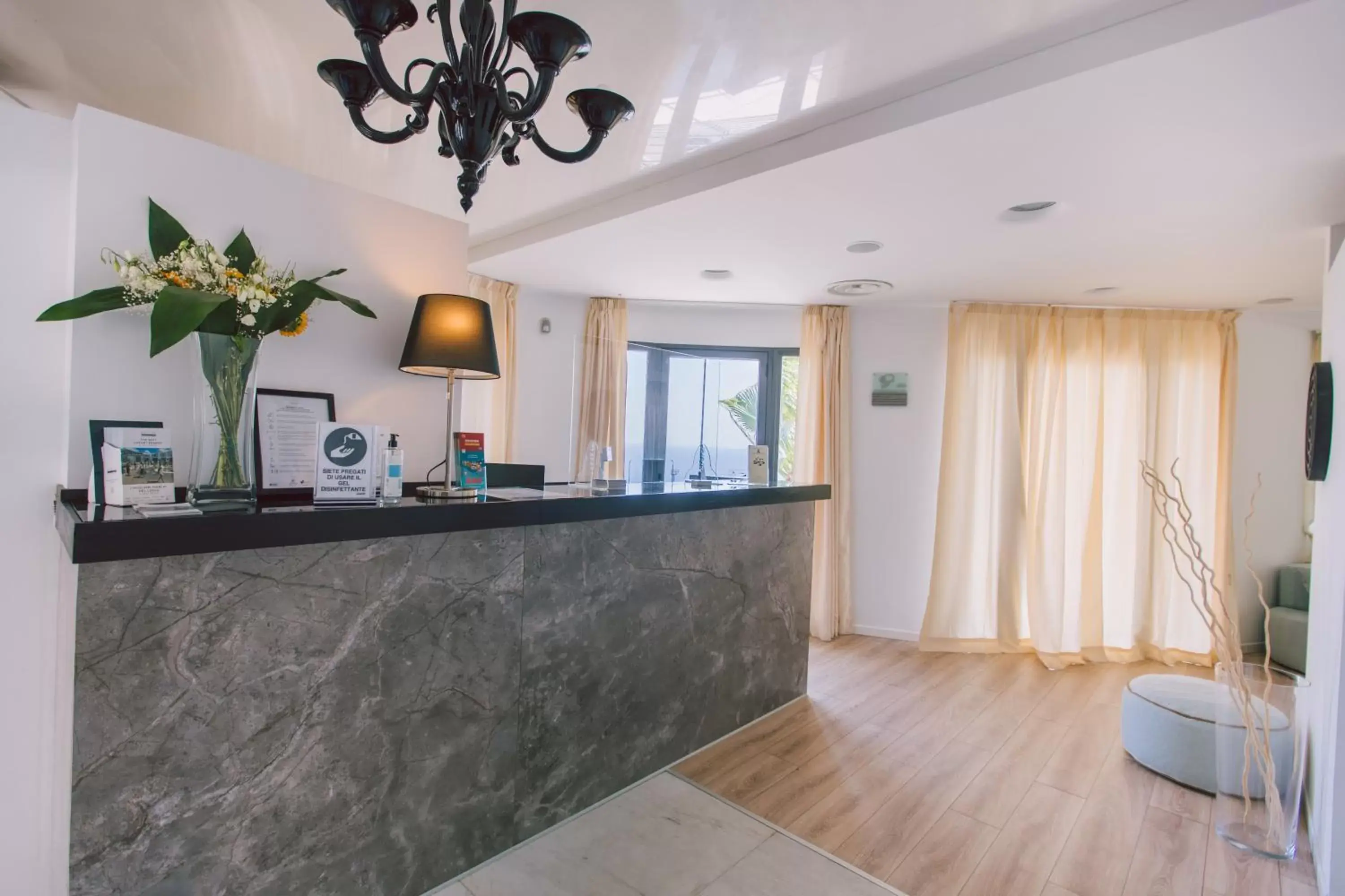 Lobby or reception in Taormina Palace Hotel Lobby or reception in Taormina Palace Hotel