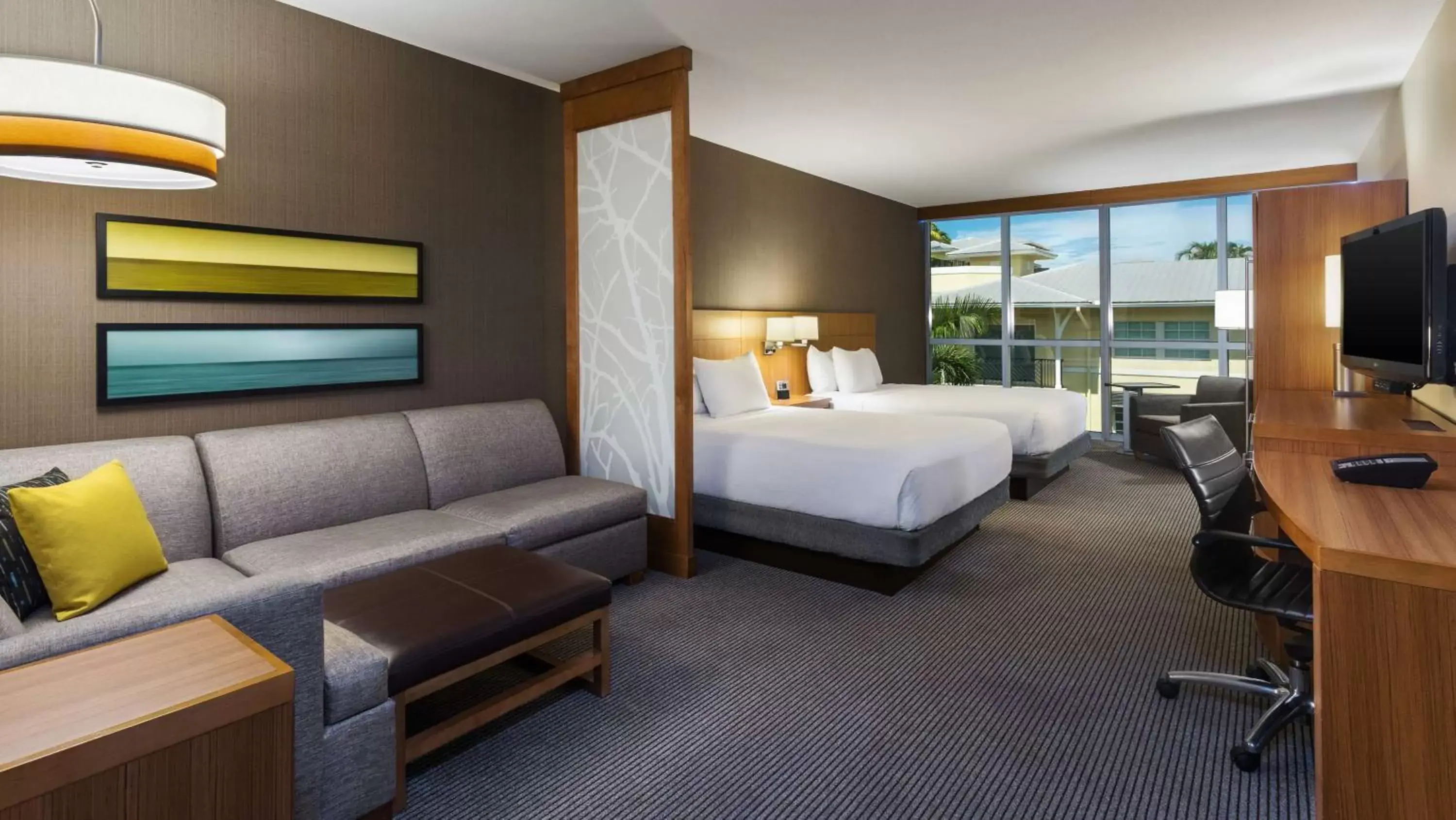 Photo of the whole room in Hyatt Place Delray Beach