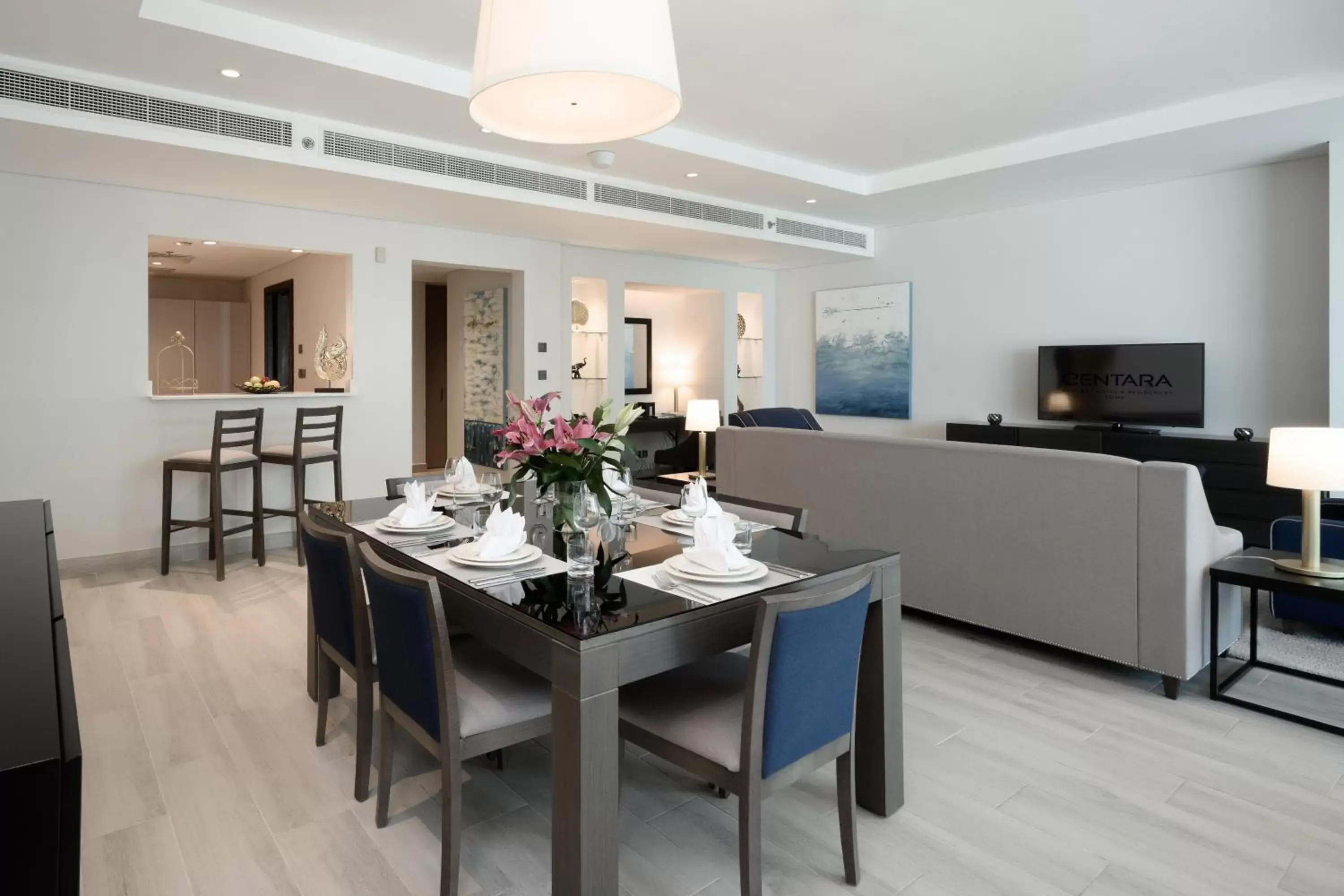 Living room, Dining Area in Centara West Bay Hotel & Residences Doha