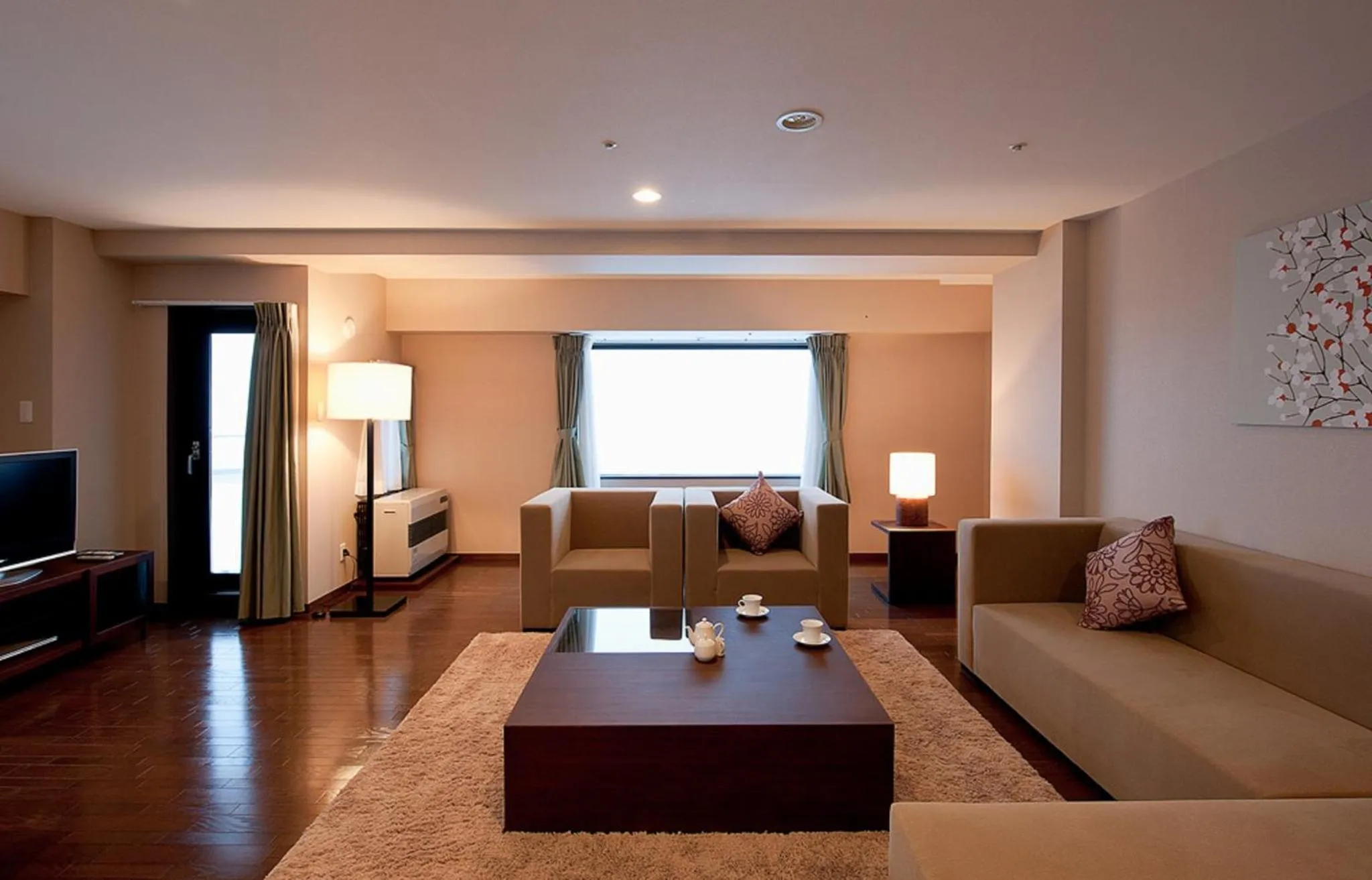Living room in One Niseko Resort Towers
