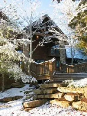 Property building, Winter in The Village At Indian Point Resort