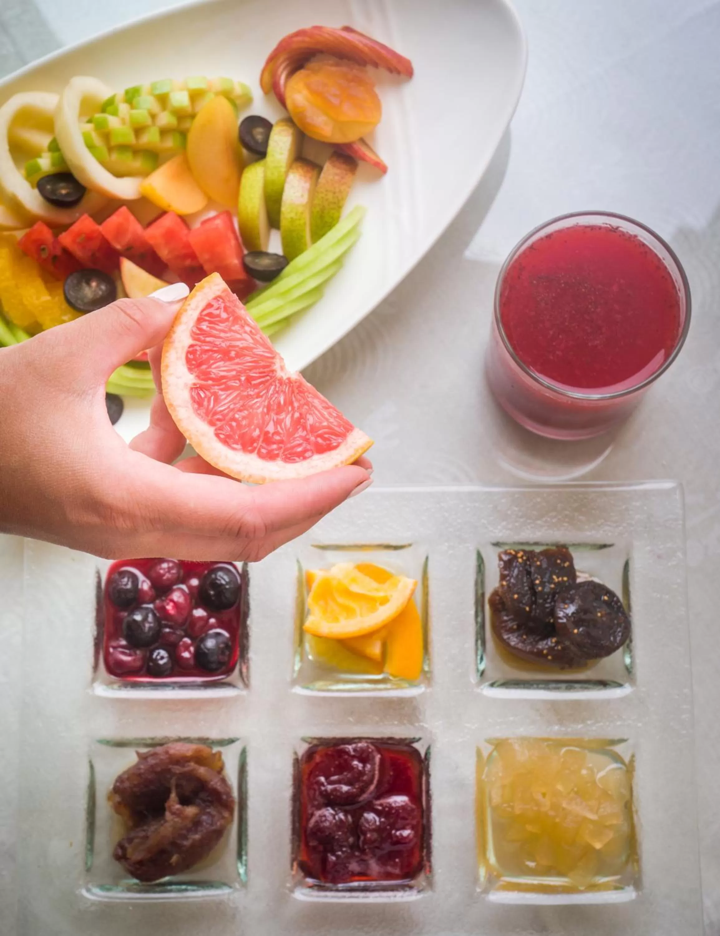 Breakfast in The Oberoi Beach Resort, Sahl Hasheesh