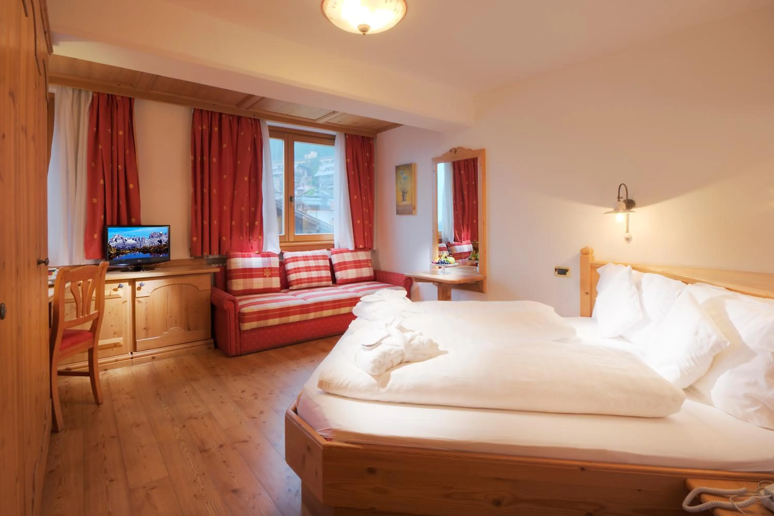 Bed in Hotel Rosengarten