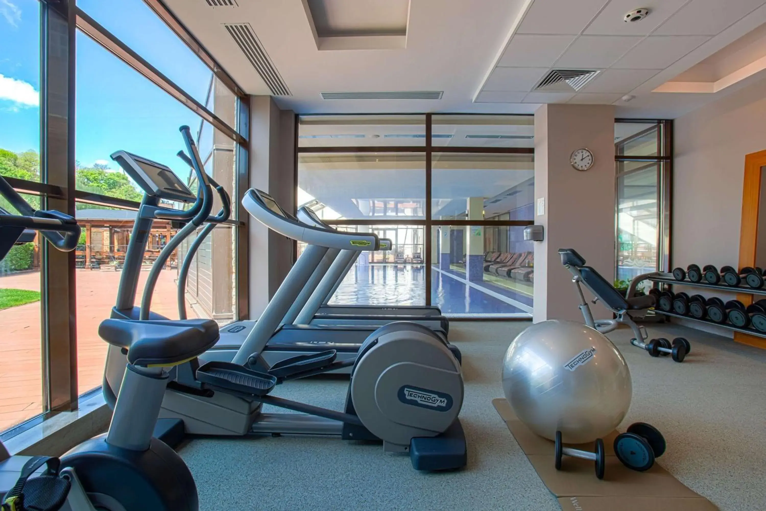 Fitness centre/facilities in DoubleTree by Hilton Hotel Sighisoara - Cavaler Fitness centre/facilities in DoubleTree by Hilton Hotel Sighisoara - Cavaler