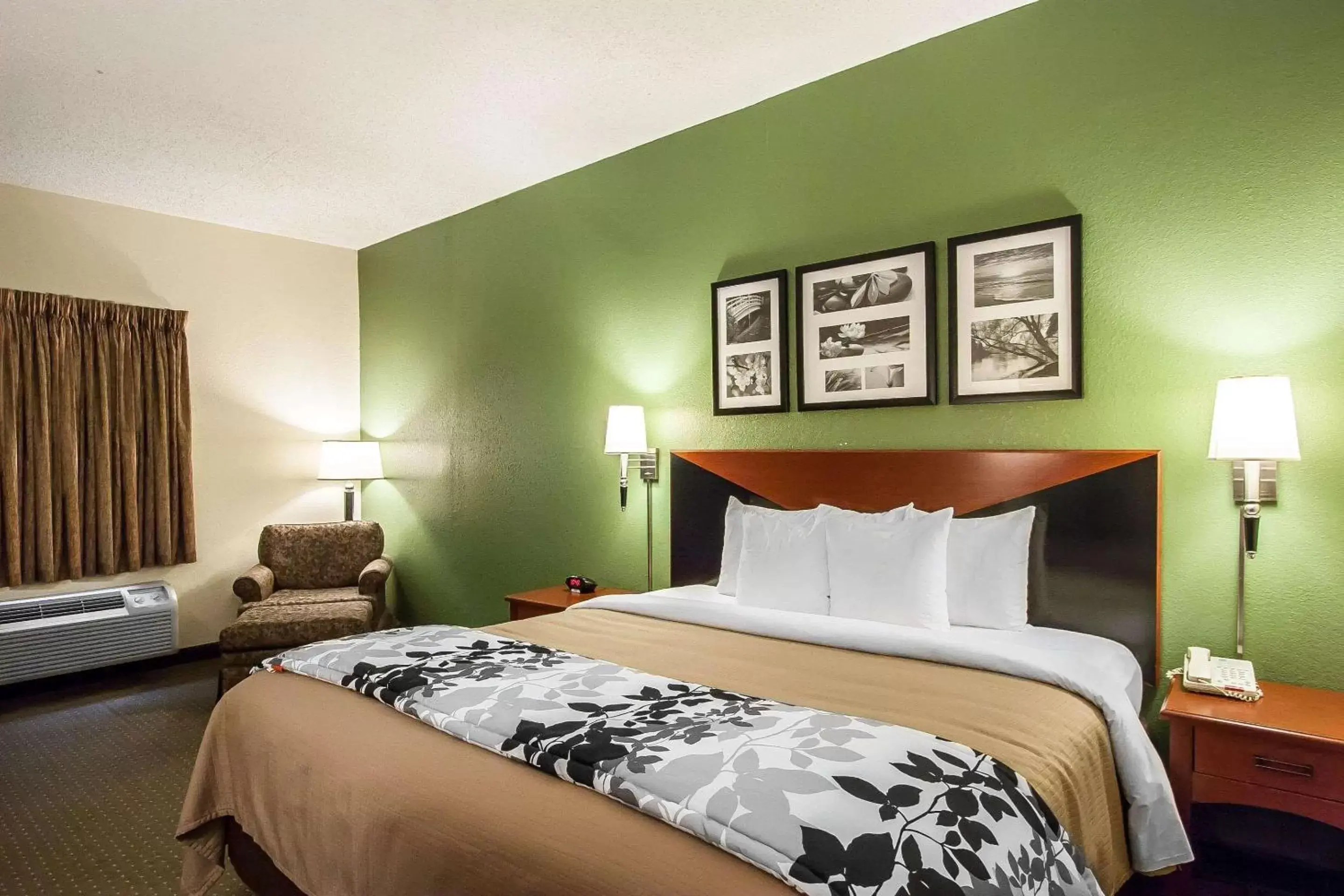 Photo of the whole room, Bed in Sleep Inn & Suites Airport Pearl