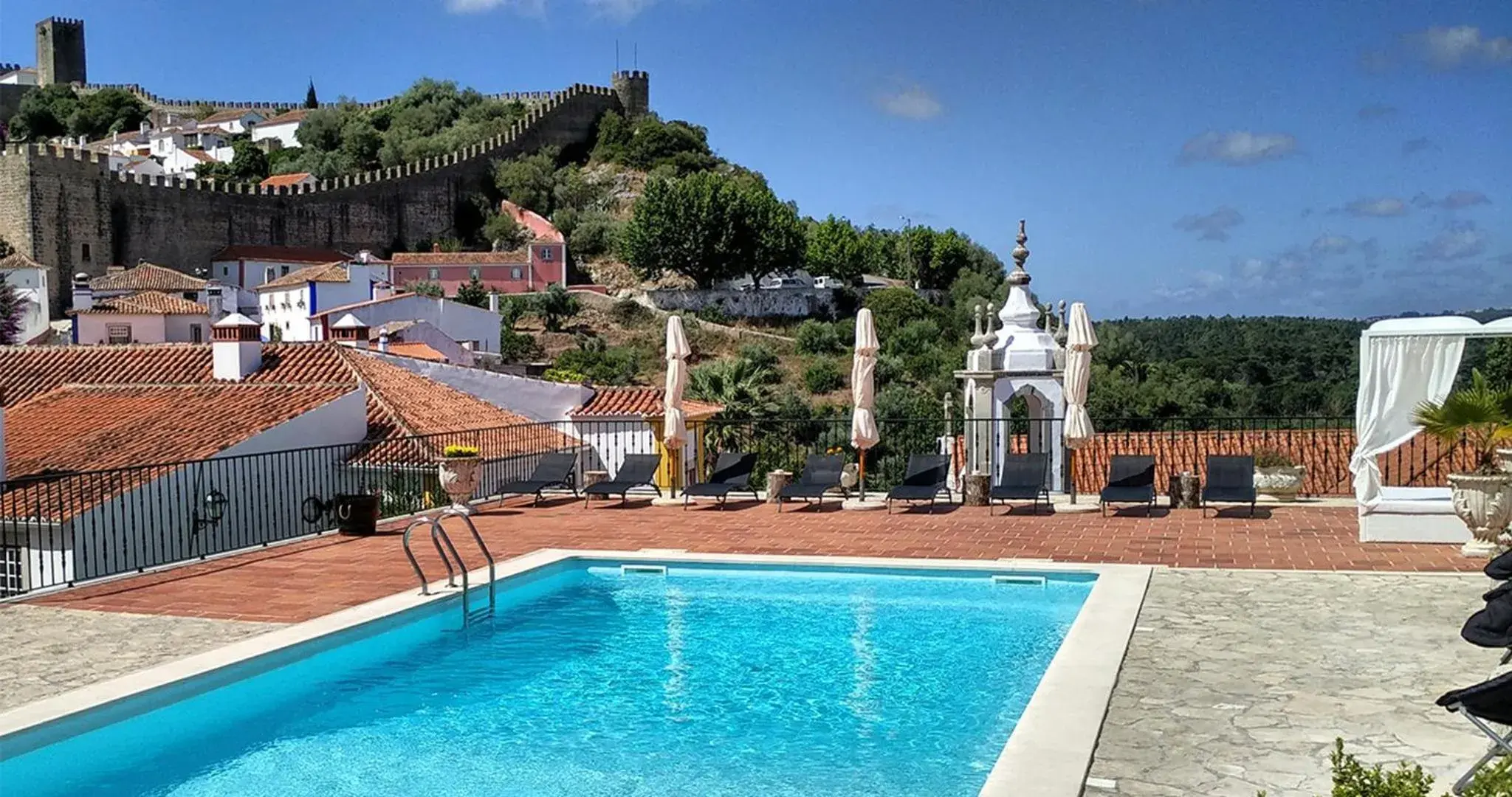 Garden, Swimming Pool in Hotel Real d Obidos