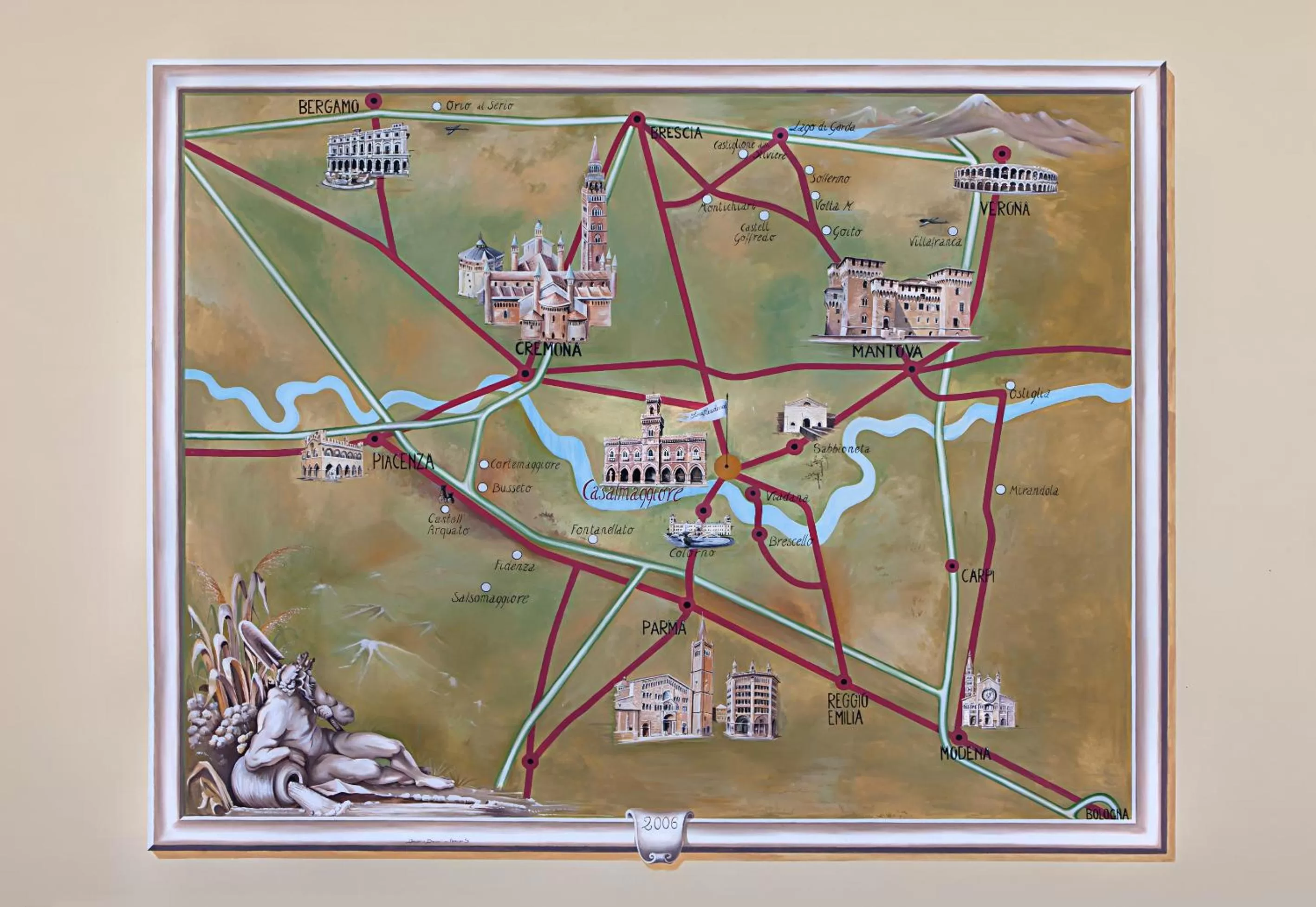 Decorative detail in Luna Residence Hotel