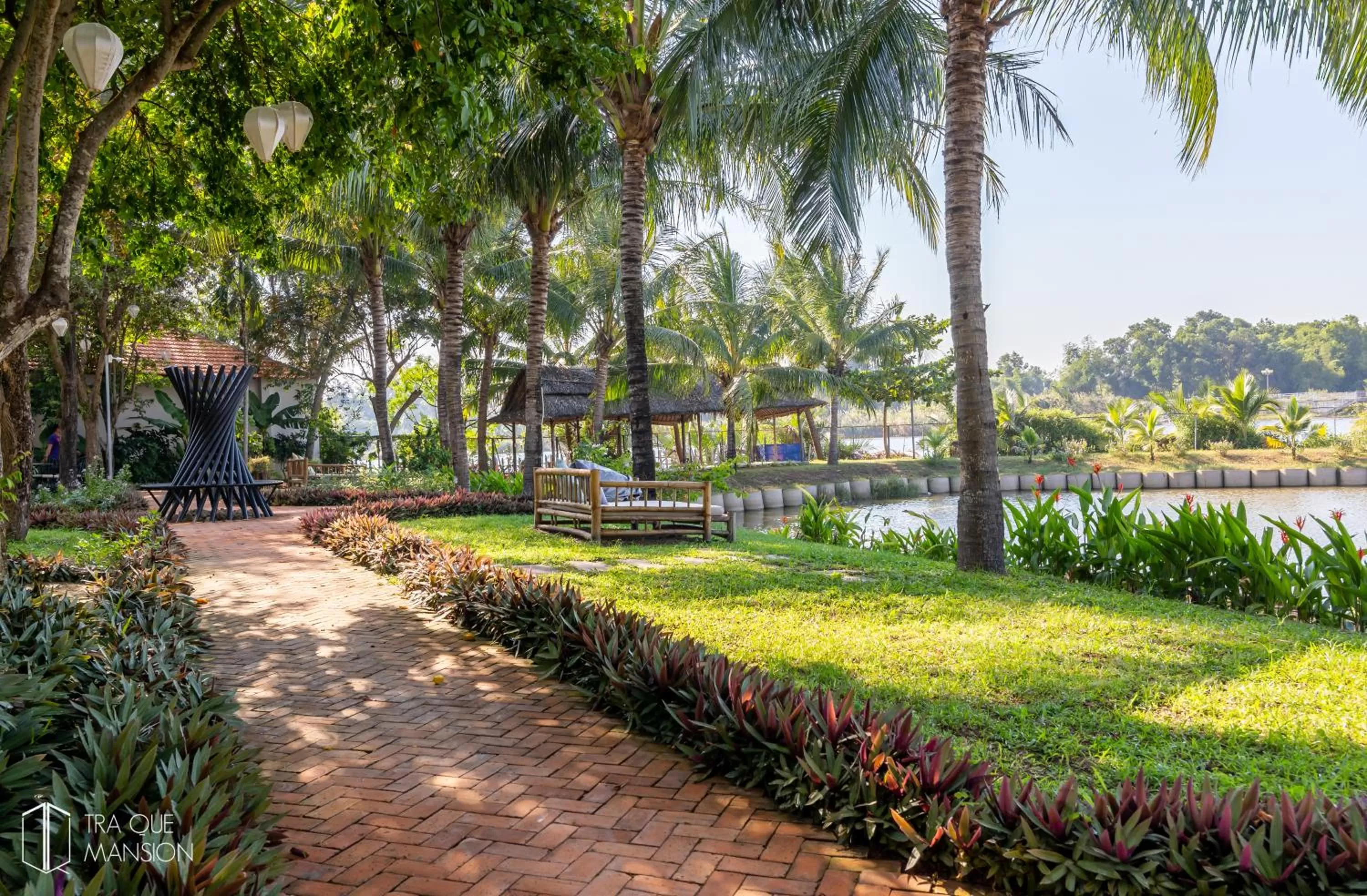 Garden in Tra Que Mansion