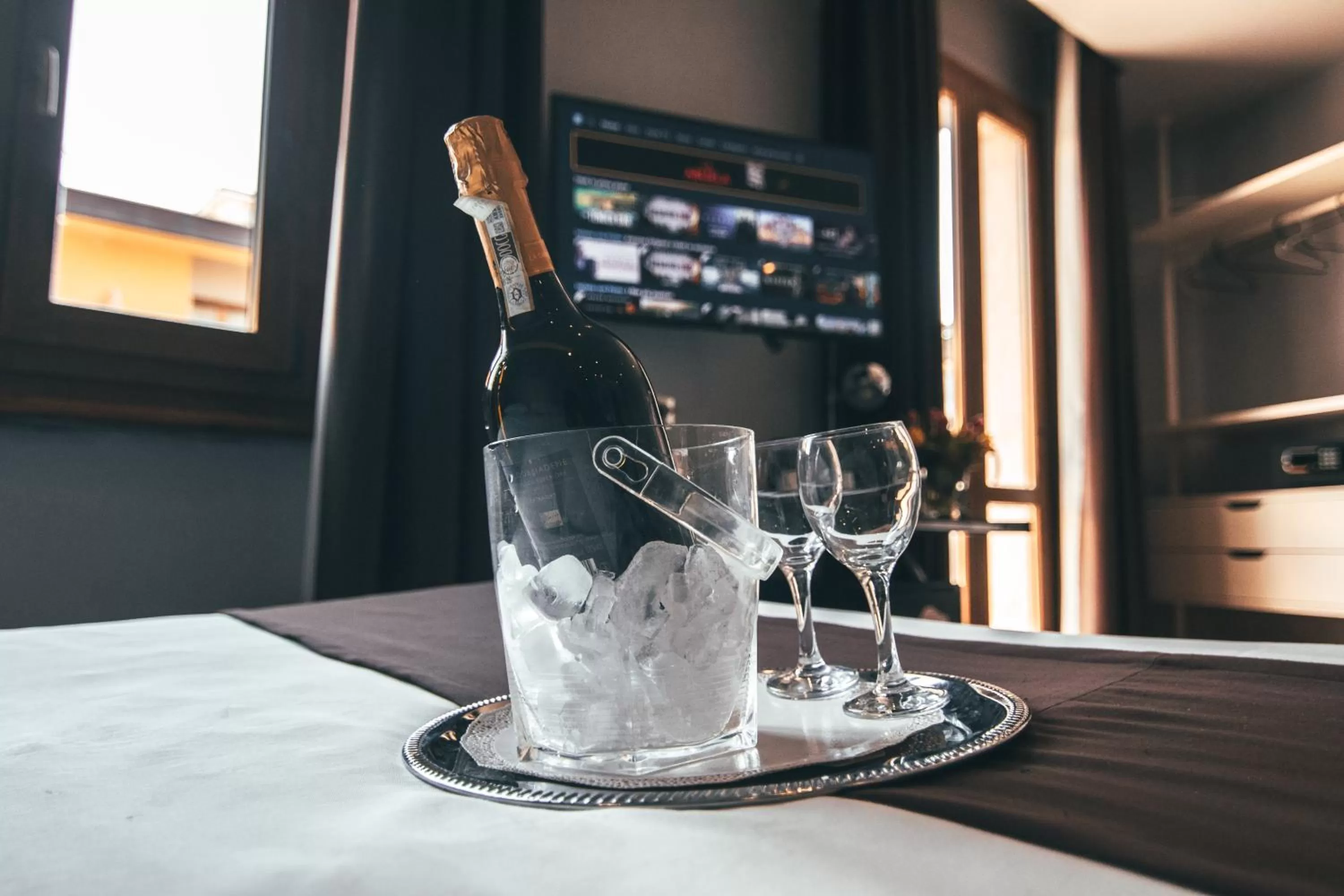 Bed in Hotel Orcagna